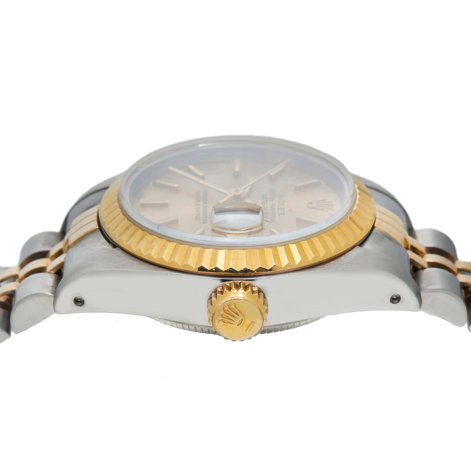 Rolex Datejust 6917 26MM Champagne Dial With Two Tone Jubilee Bracelet