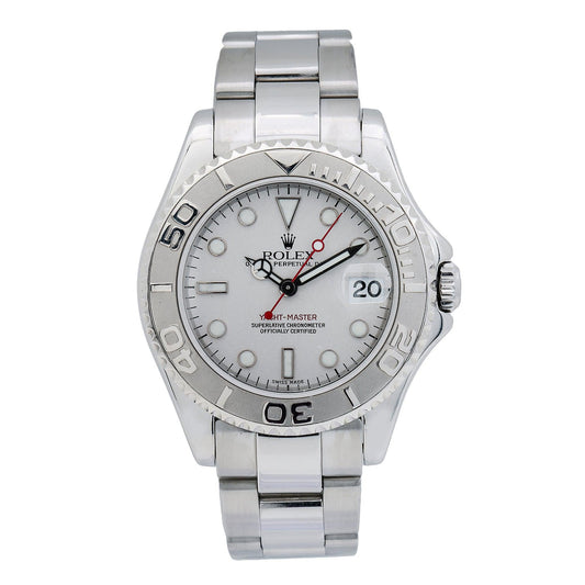 Rolex Yacht-Master 168622 35MM Silver Dial With Stainless Steel Oyster Bracelet