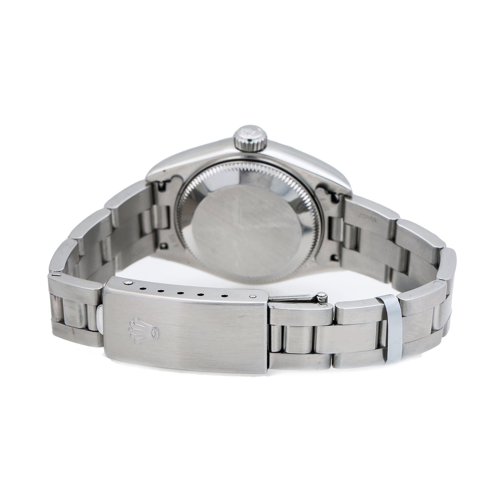 Rolex Oyster Perpetual Lady Date 79160 26MM Black Dial With Stainless Steel Oyster Bracelet