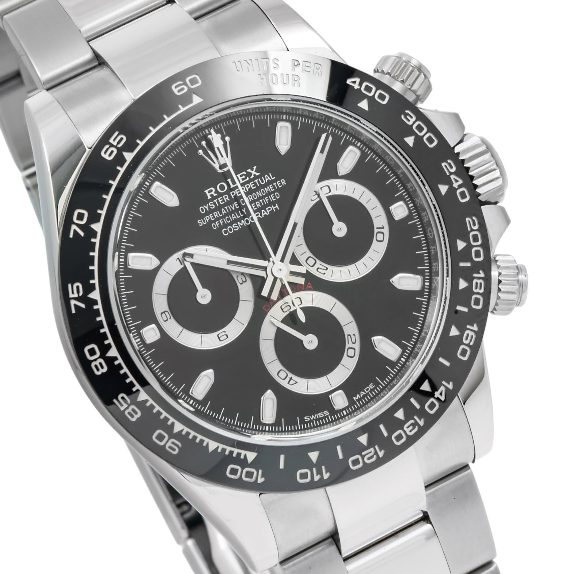 Rolex Cosmograph Daytona 116500LN 40MM Black Dial