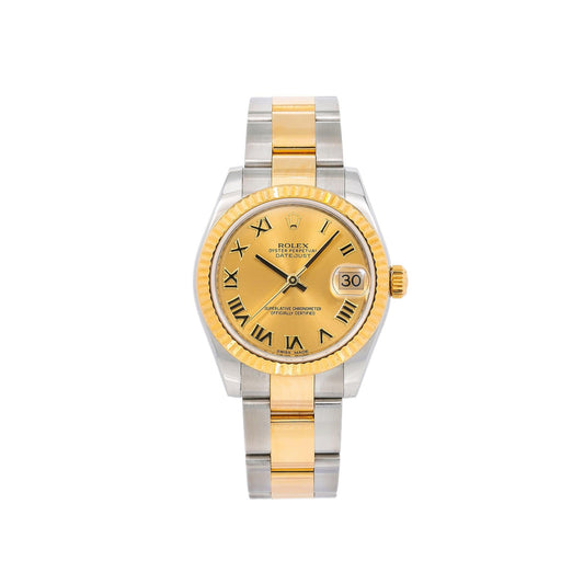 Rolex Lady-Datejust 178273 31MM Champagne Dial With Two Tone Oyster Bracelet