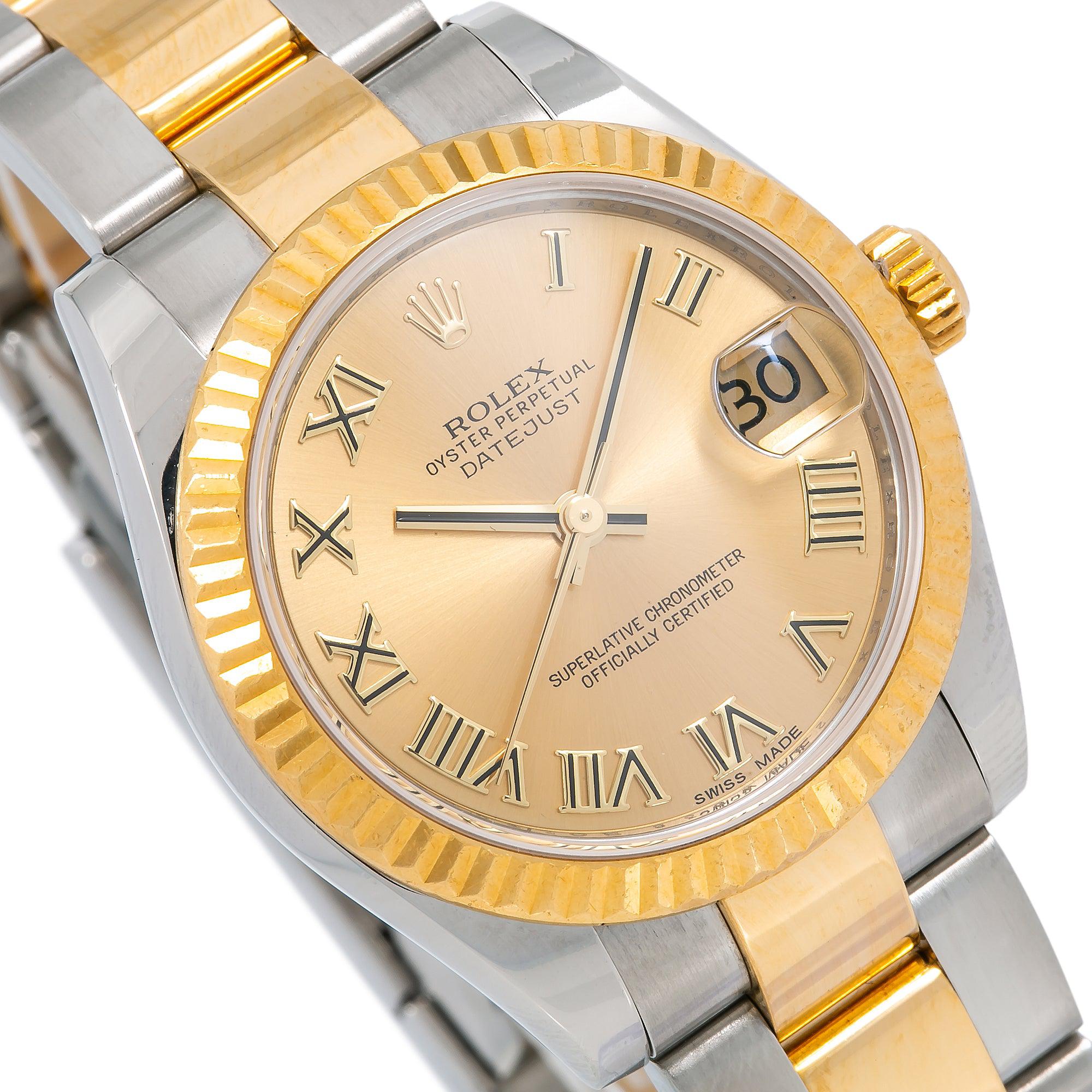 Rolex Lady-Datejust 178273 31MM Champagne Dial With Two Tone Oyster Bracelet