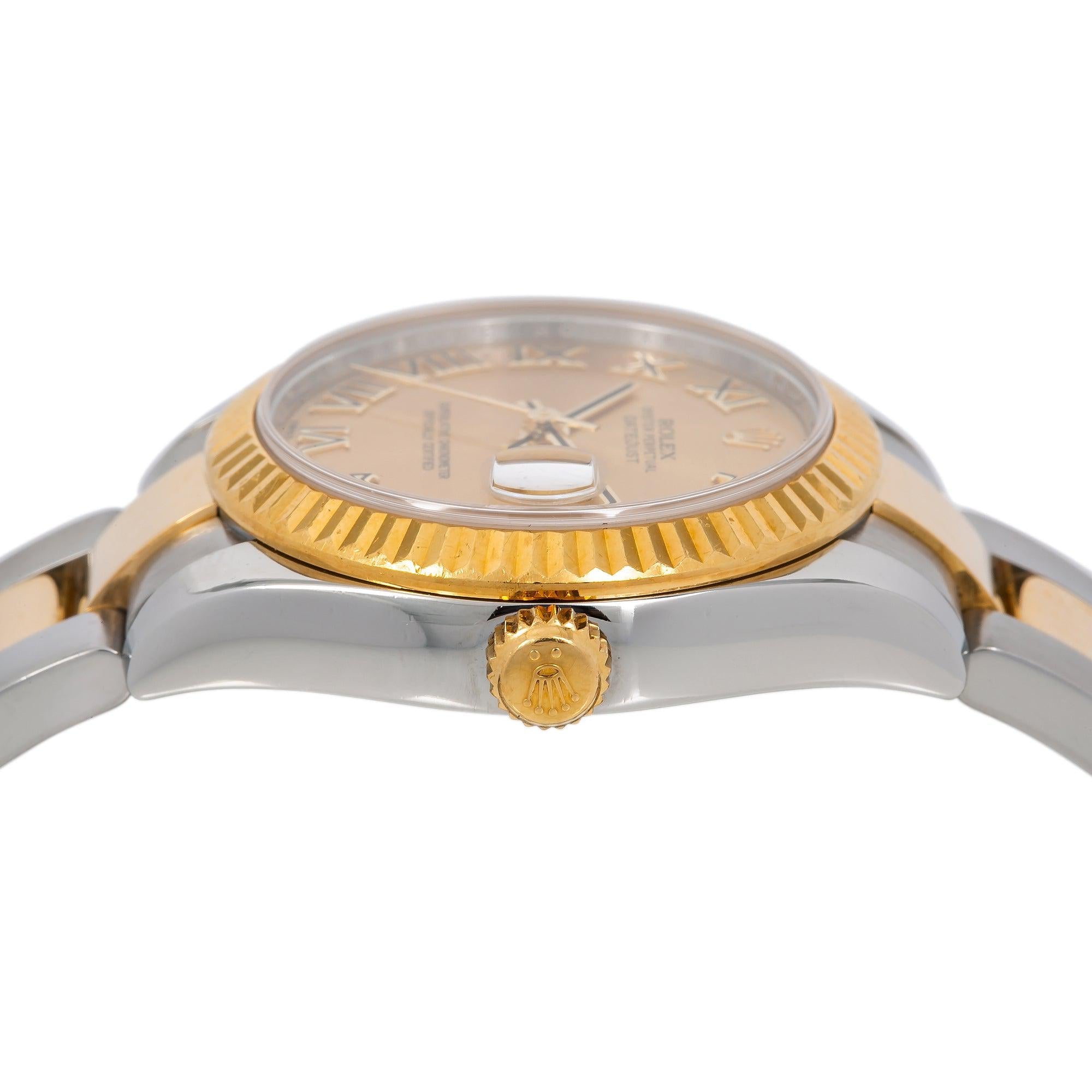 Rolex Lady-Datejust 178273 31MM Champagne Dial With Two Tone Oyster Bracelet