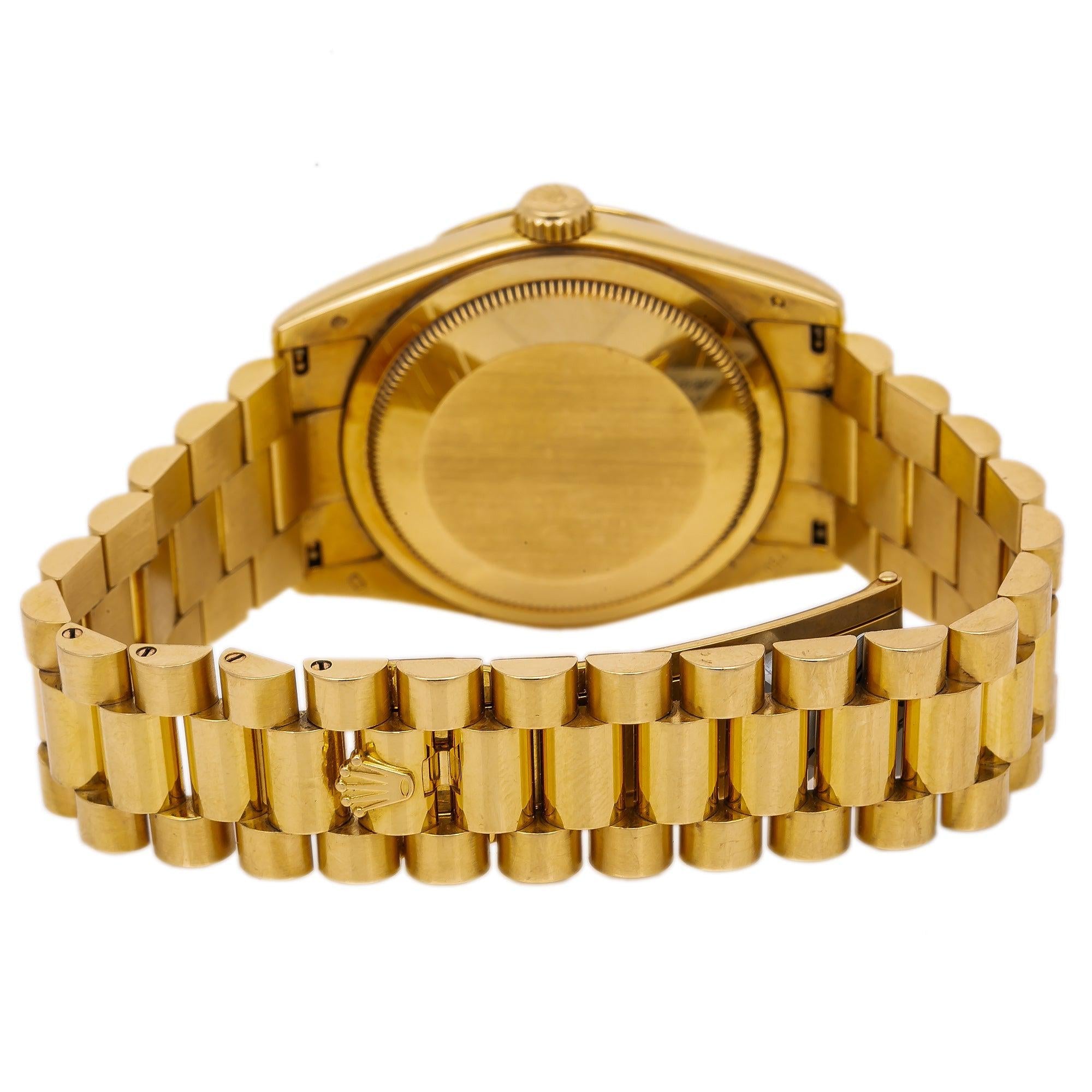 Rolex Day-Date 118208 36MM Champagne Dial With 18K Yellow Gold President Bracelet