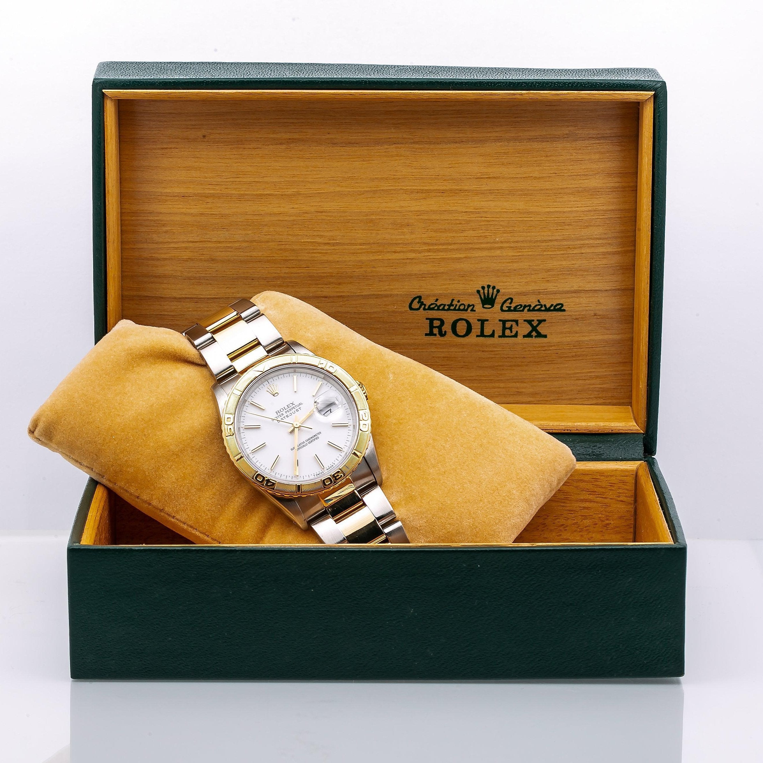Rolex Datejust 16203 36MM White Dial With Two Tone Oyster Bracelet