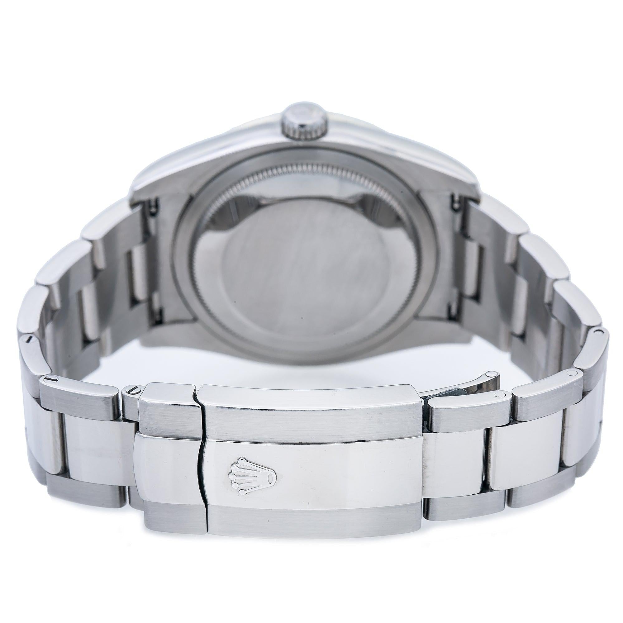 Rolex Datejust 116200 36MM Green Diamond Dial With 1.25 CT Diamonds