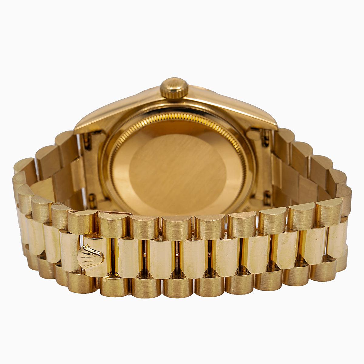 Rolex Day-Date 18038 36mm Champagne Dial With Yellow Gold Bracelet