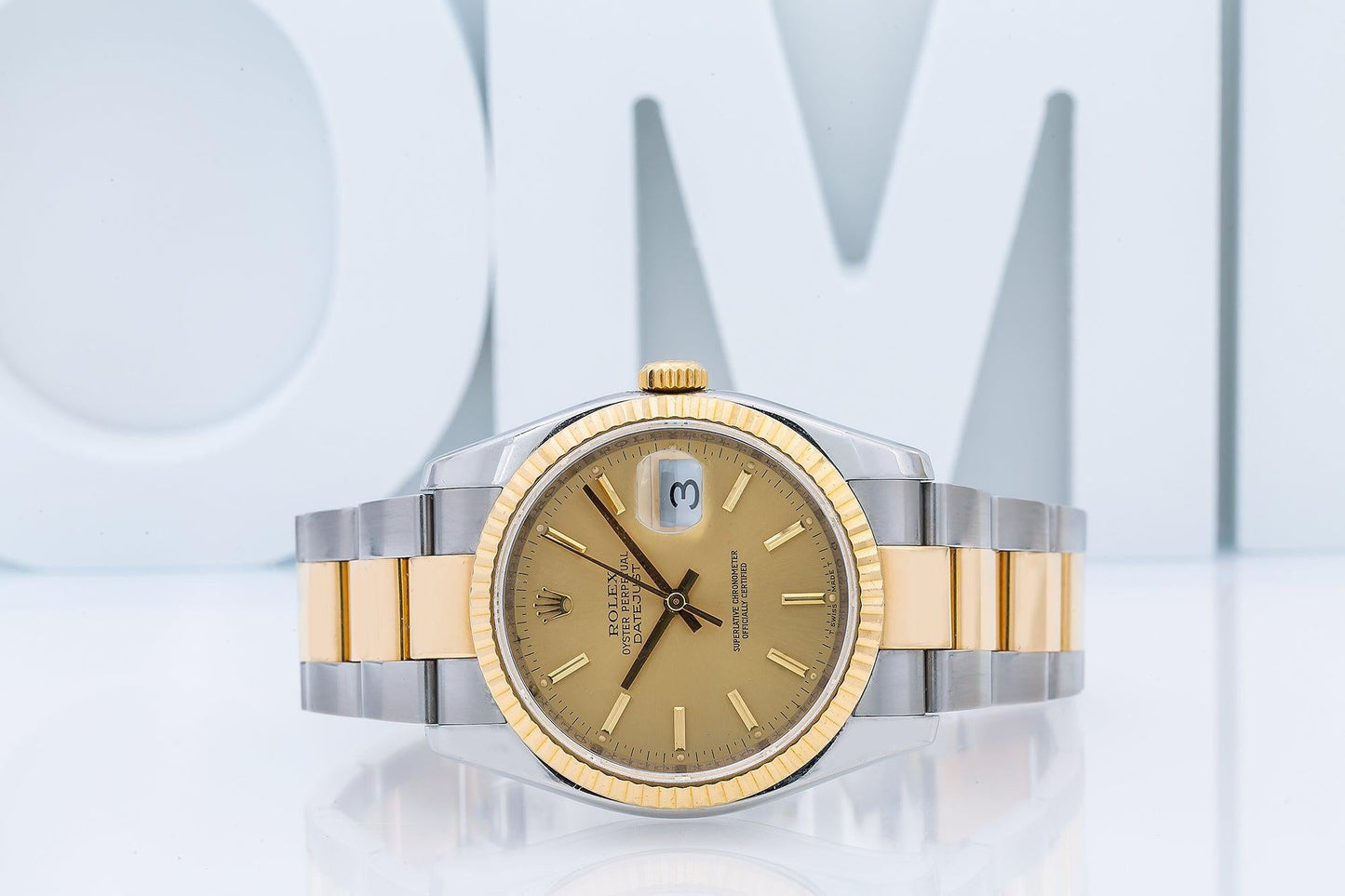 Rolex Datejust 116233 36MM Champagne Dial With Two Tone Oyster Bracelet