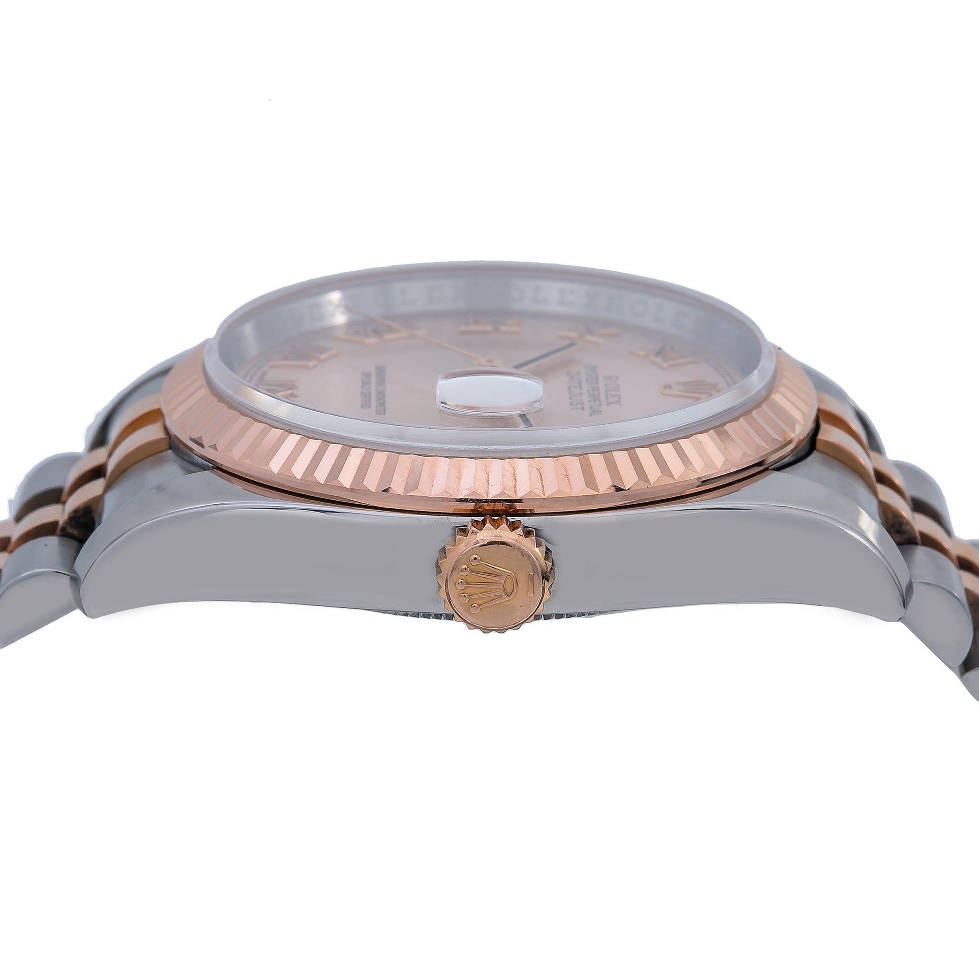 Rolex Datejust 116231 36MM Pink Dial With Two Tone Jubilee Bracelet