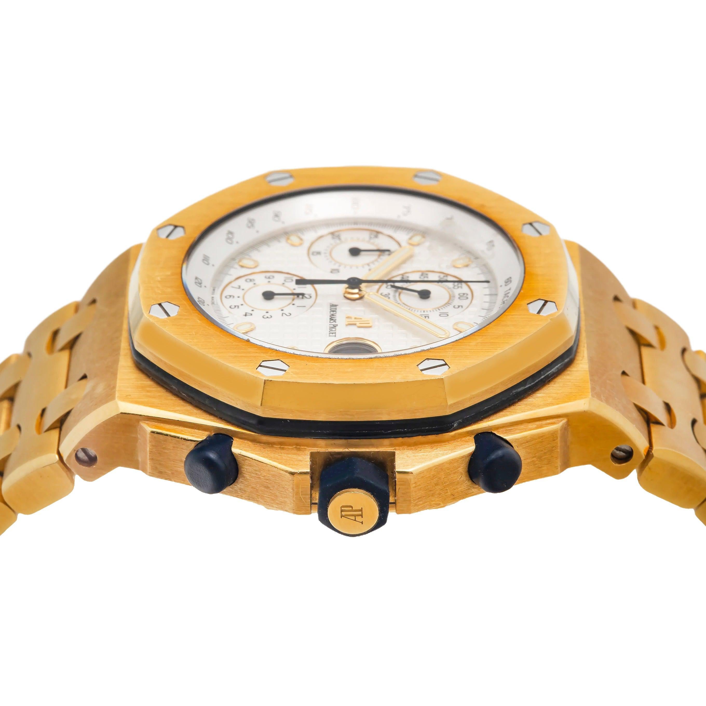 Audemars Piguet Royal Oak Offshore Chronograph 25721BA 42MM White Dial