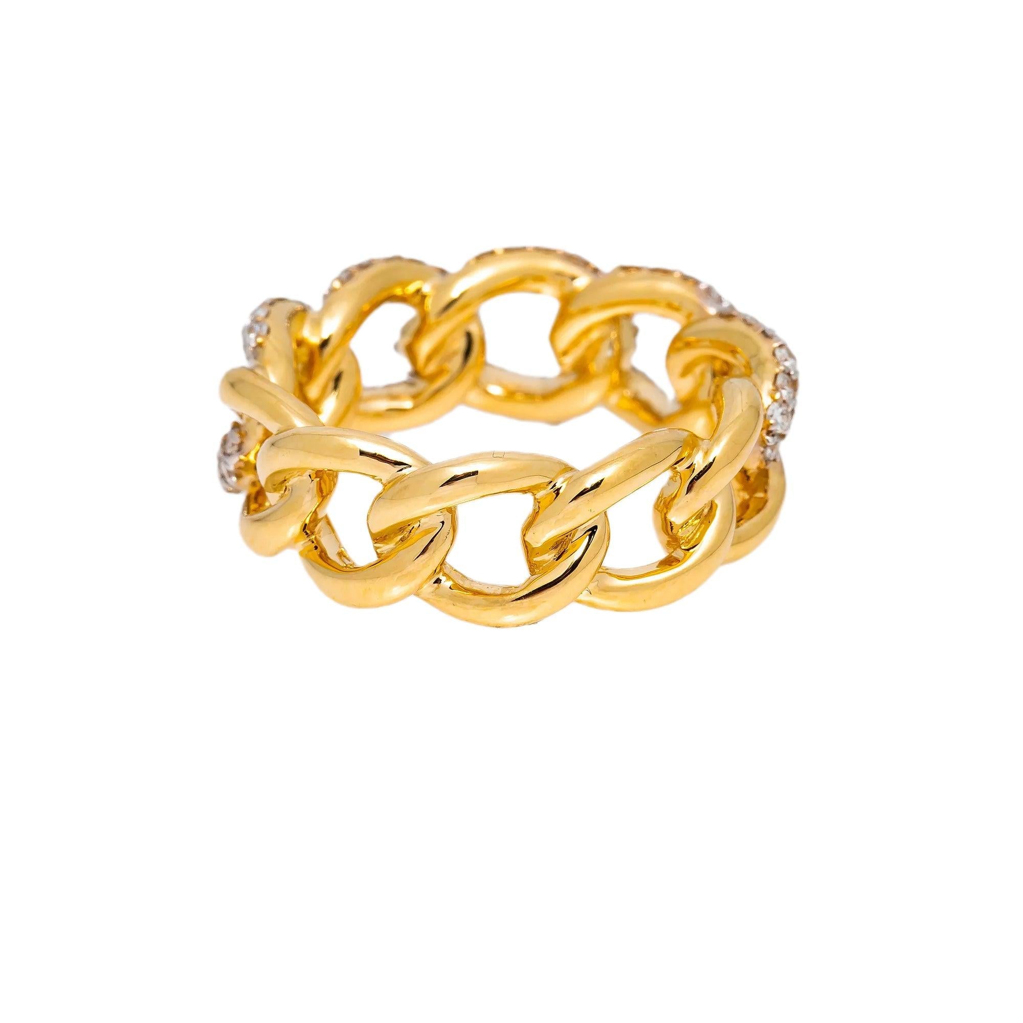 18K YELLOW GOLD LADIES RING WITH 2.01 CT DIAMONDS