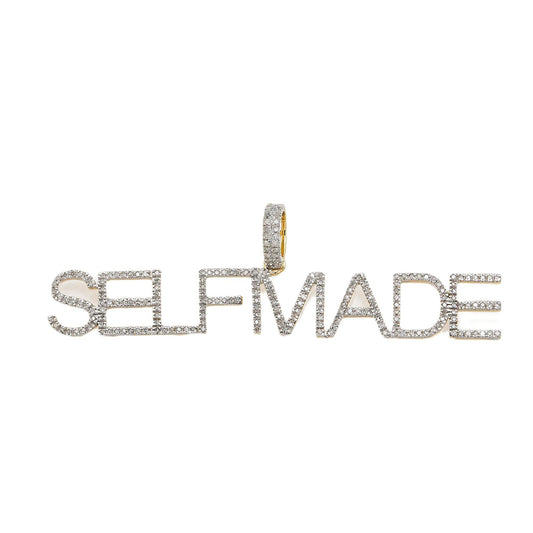 10K GOLD DIAMOND SELF MADE PENDANT 0.51 CT