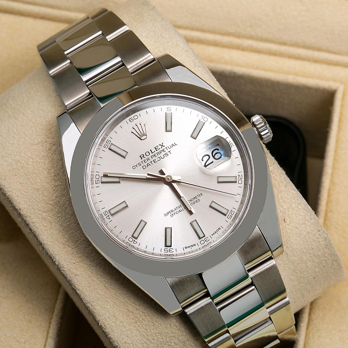 Rolex Datejust 41 126300 41MM Silver Dial With Stainless Steel Oyster Bracelet