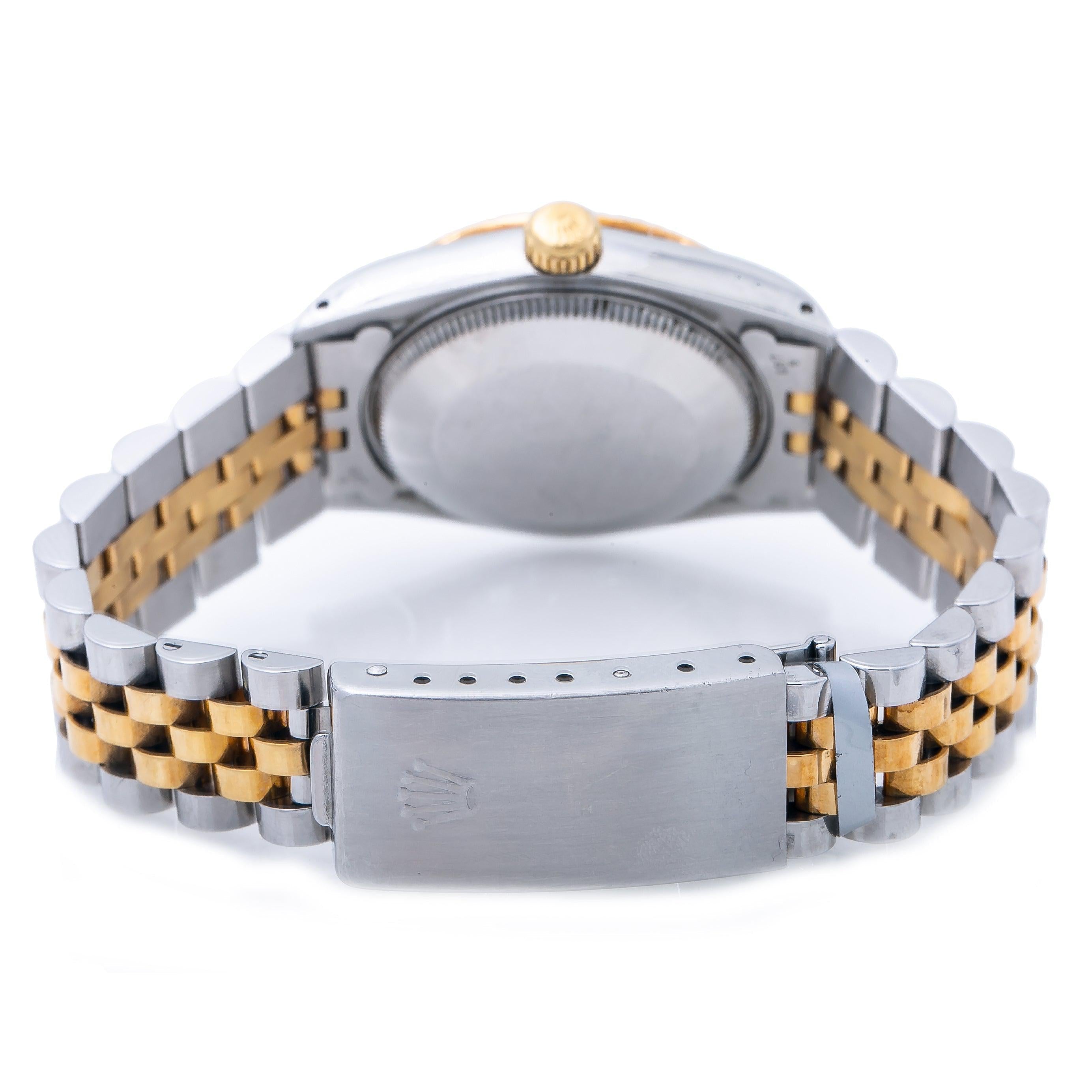 Rolex Lady-Datejust 68273 31MM Champagne Diamond Dial With Two Tone Jubilee Bracelet