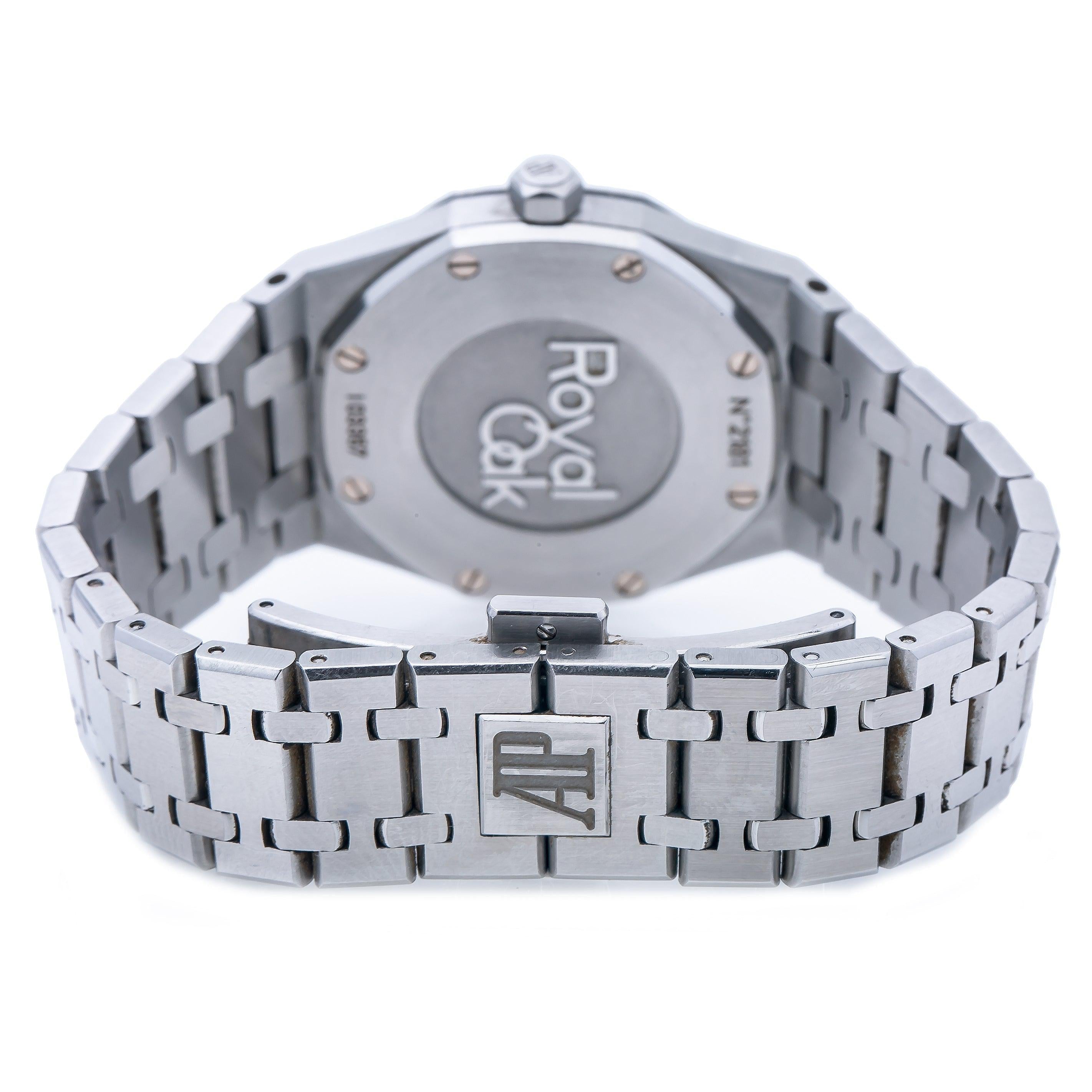 Audemars Piguet Royal Oak Lady 33MM White Dial And Factory Diamond Bezel