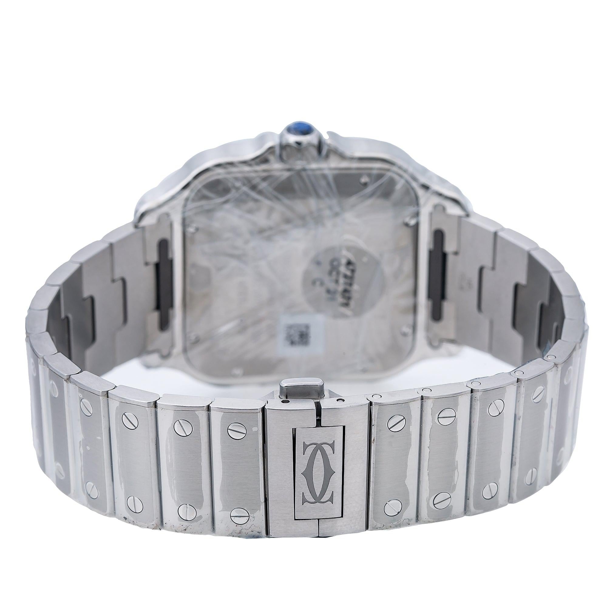 Cartier Santos WSSA0030 40MM Blue Dial With Stainless Steel Bracelet