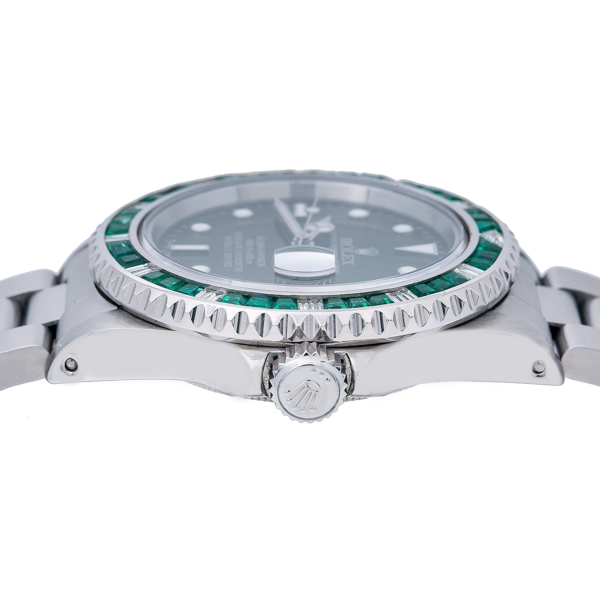 Rolex Submariner Date 16800 40MM Green Dial With Stainless Steel Oyster Bracelet