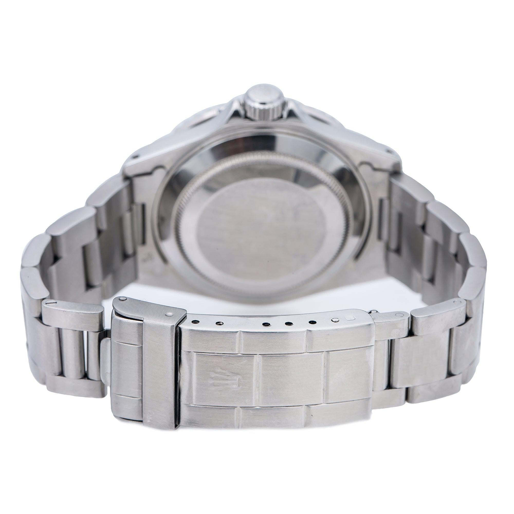 Rolex Submariner Date 16610 40MM Silver Diamond Dial With Stainless Steel Oyster Bracelet