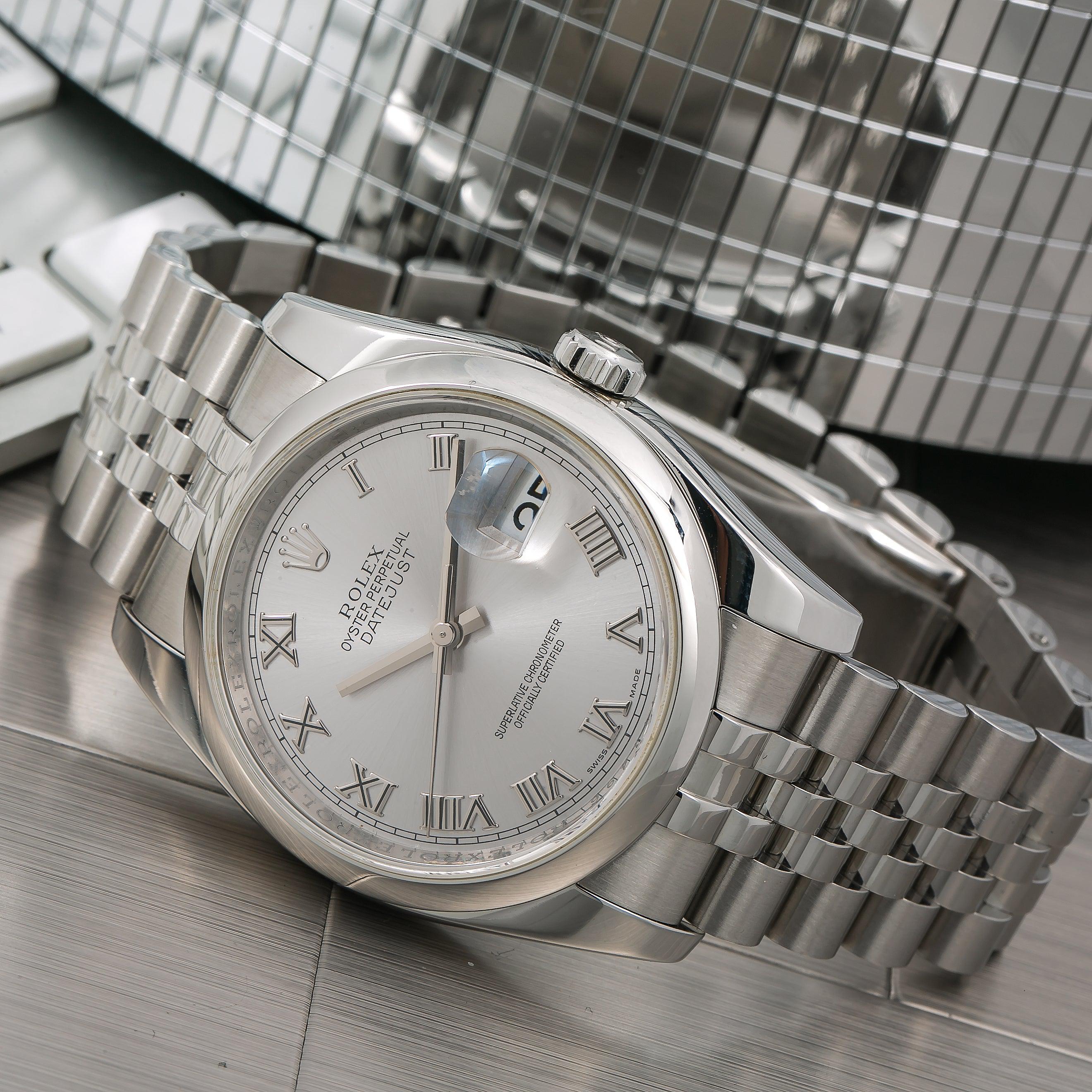 Rolex Datejust 116200 36MM Silver Dial With Stainless Steel Jubilee Bracelet