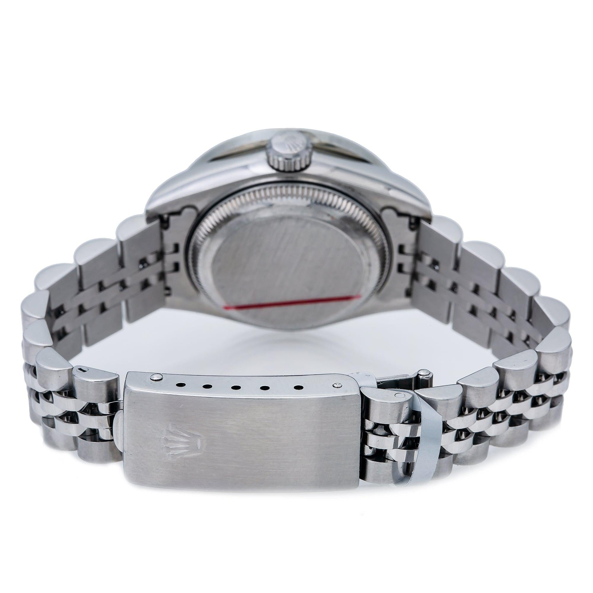 Rolex Lady-Datejust 69174 26MM Silver Diamond Dial With 0.90 CT Diamonds