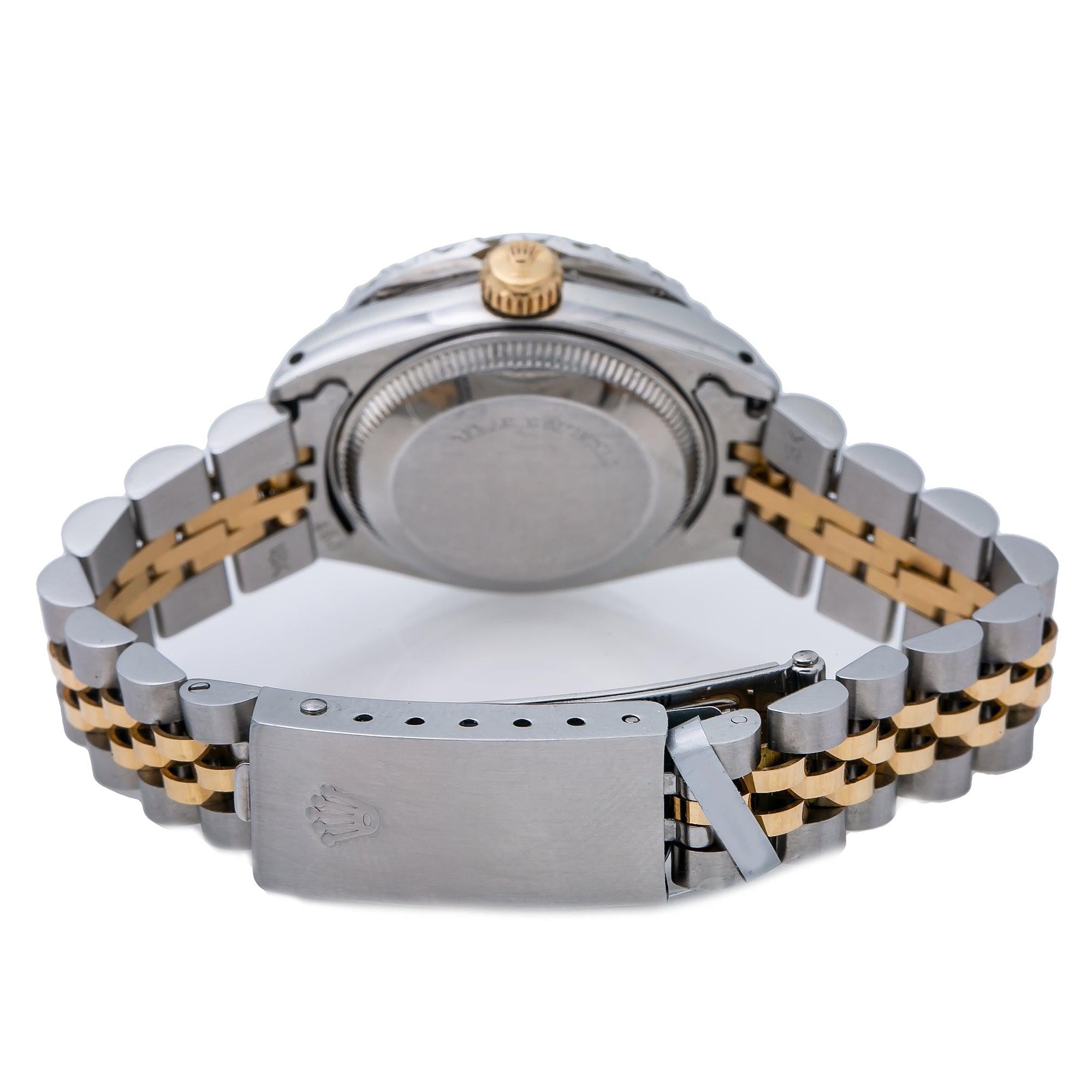 Rolex Lady-Datejust 6917 26MM White Diamond Dial With 1.80 CT Diamonds