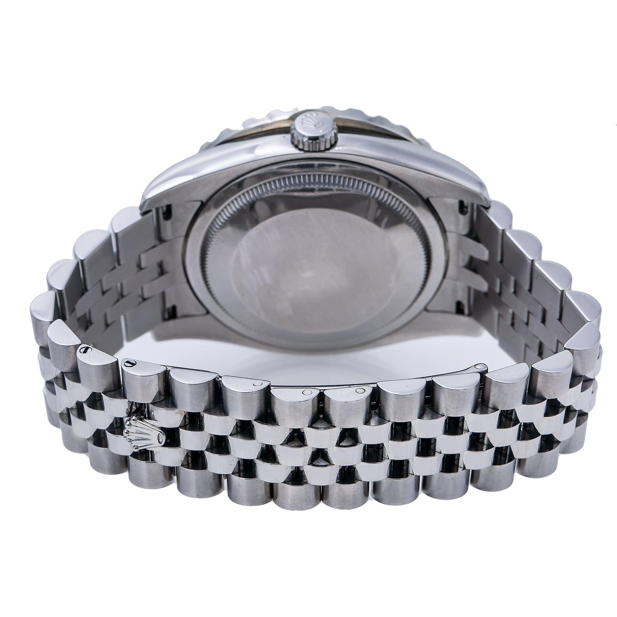 Rolex Datejust 116200 36MM Red Diamond Dial With Stainless Steel Jubilee Bracelet