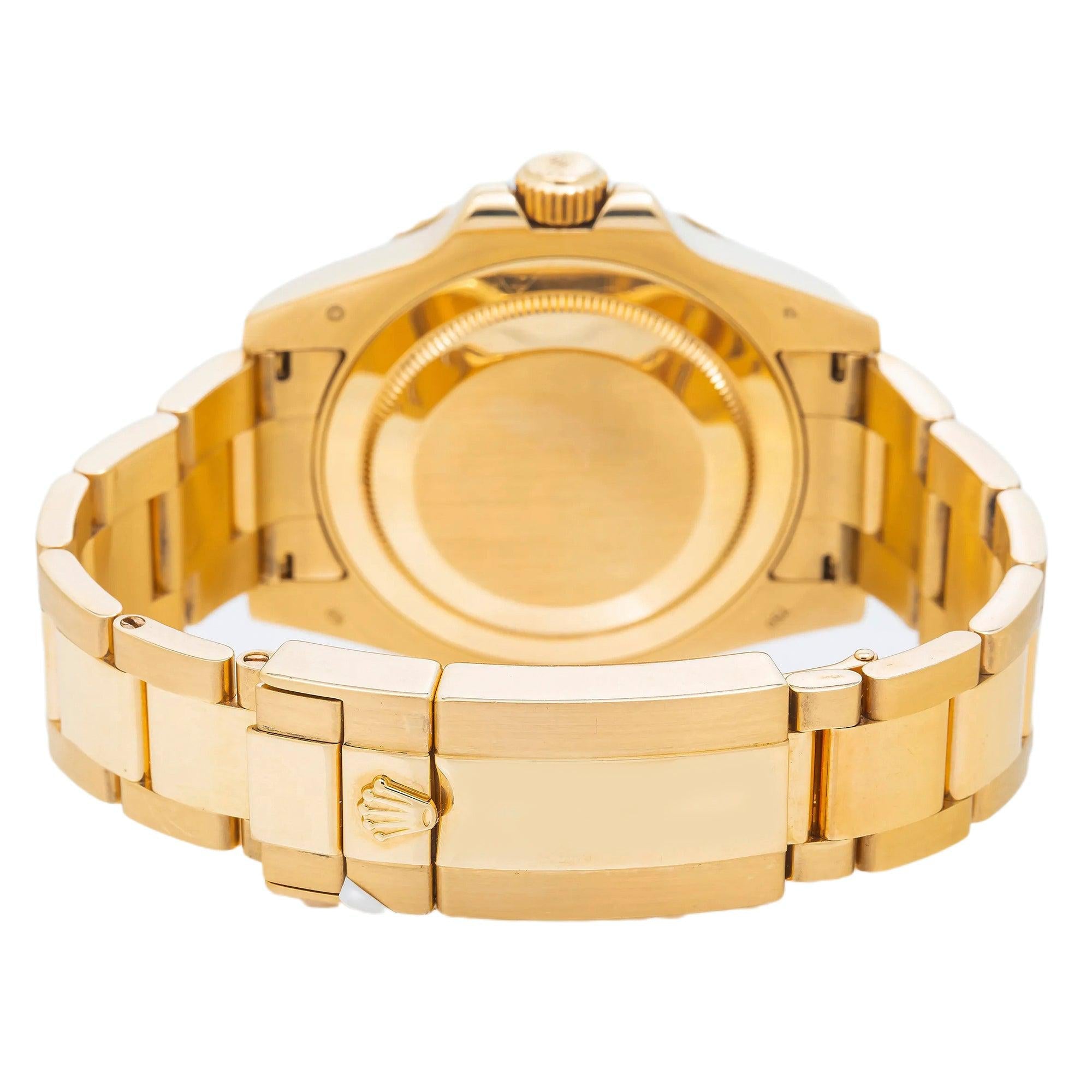 Rolex GMT Master II 116718 40MM Black Dial With Yellow Gold Oyster Bracelet