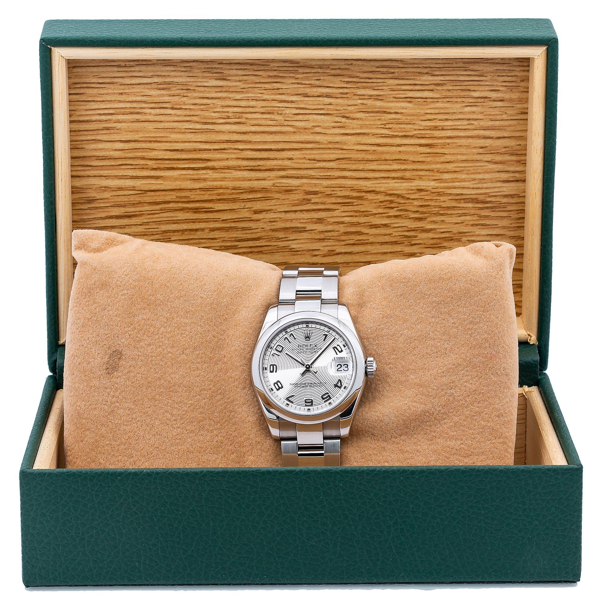 Rolex Lady-Datejust 178240 31MM Silver Dial With Stainless Steel Oyster Bracelet