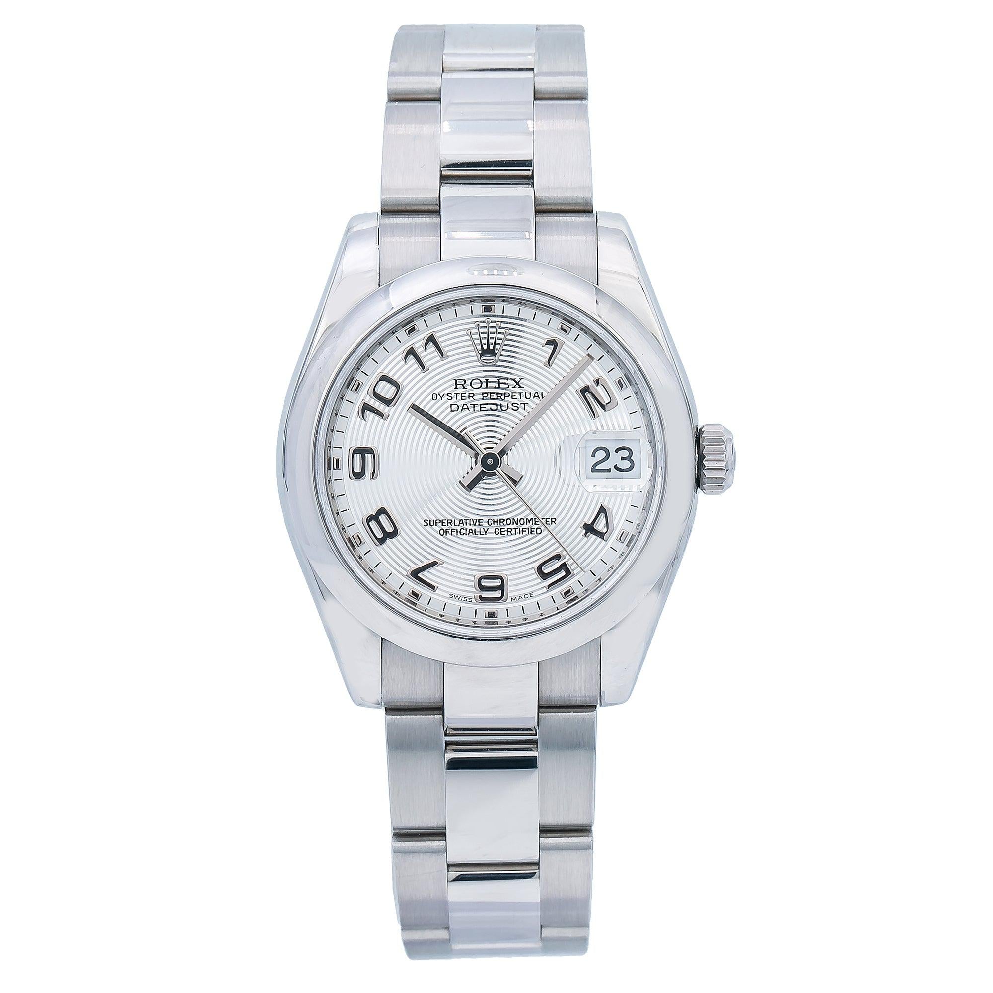 Rolex Lady-Datejust 178240 31MM Silver Dial With Stainless Steel Oyster Bracelet