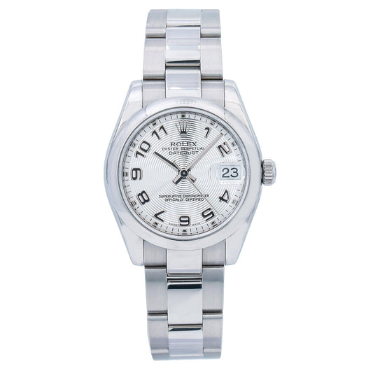 Rolex Lady-Datejust 178240 31MM Silver Dial With Stainless Steel Oyster Bracelet
