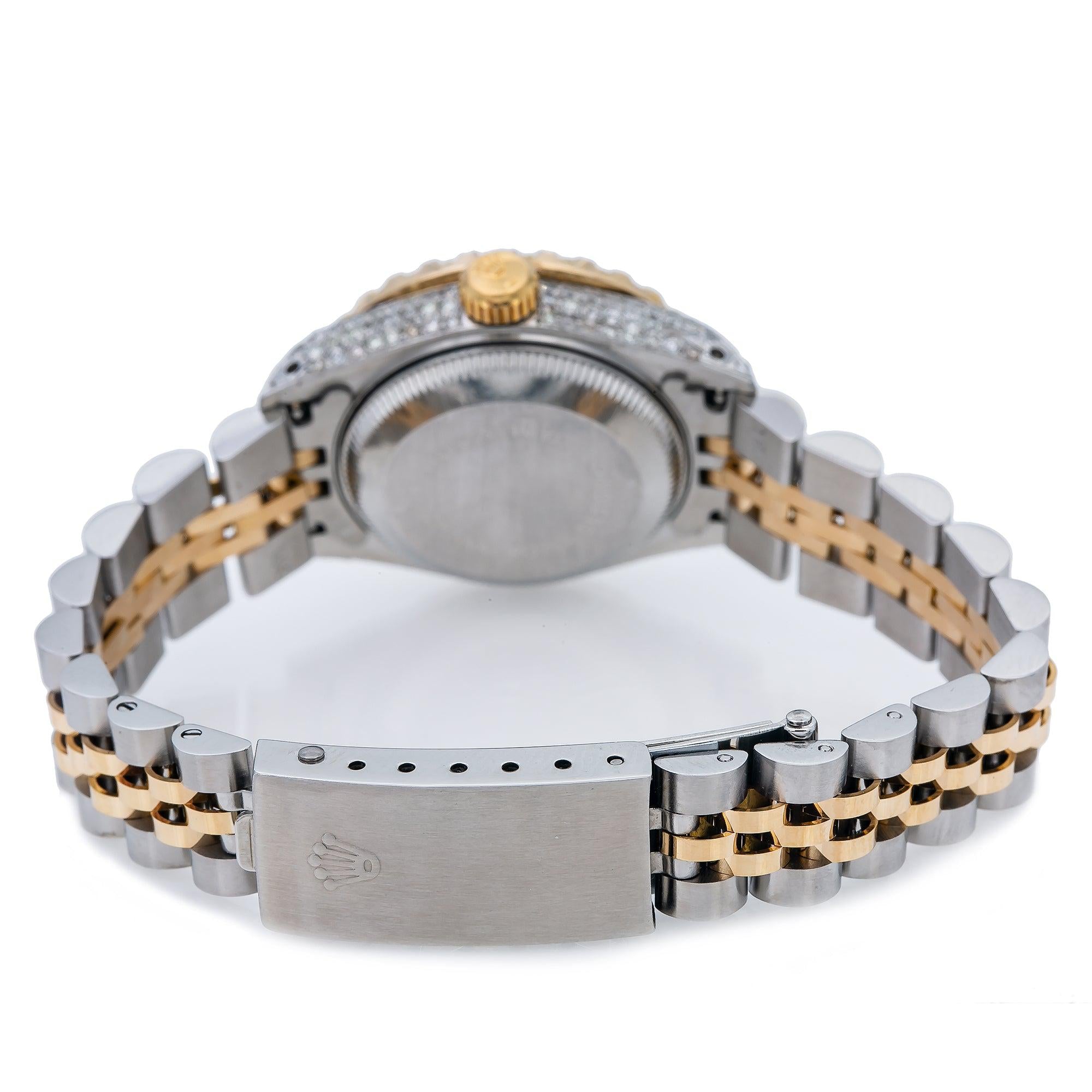 Rolex Lady-Datejust 69173 26MM Pink Diamond Dial With 2.75 CT Diamonds