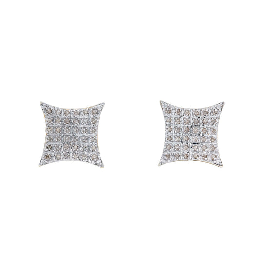 10K YELLOW GOLD DIAMOND EARRINGS 0.30 CT