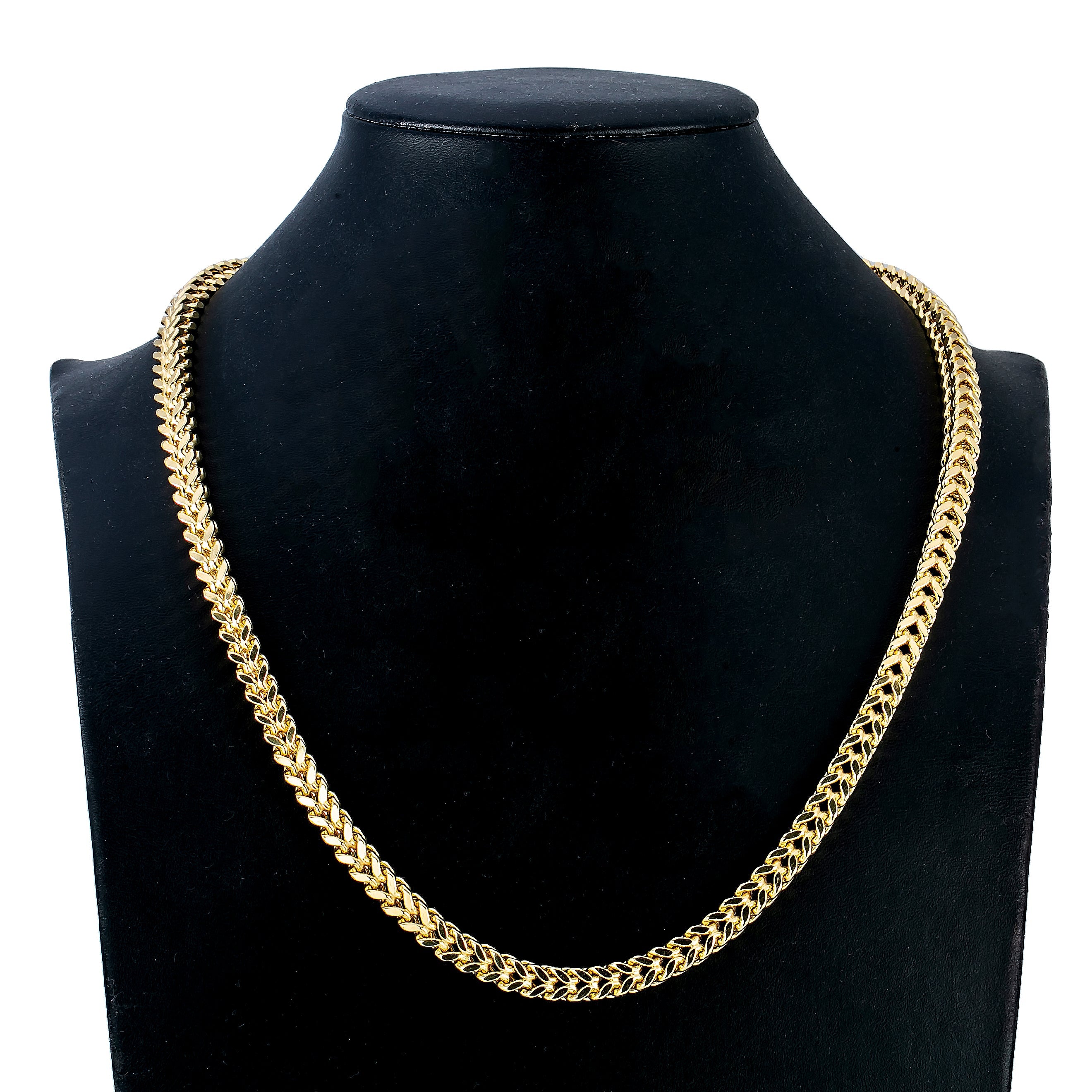 14k Yellow Gold Franco Chain Available In Sizes 18"-28"
