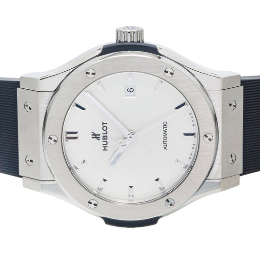 Hublot Classic Fusion Chronograph 542.NX.2611 42MM White Dial With Rubber Bracelet