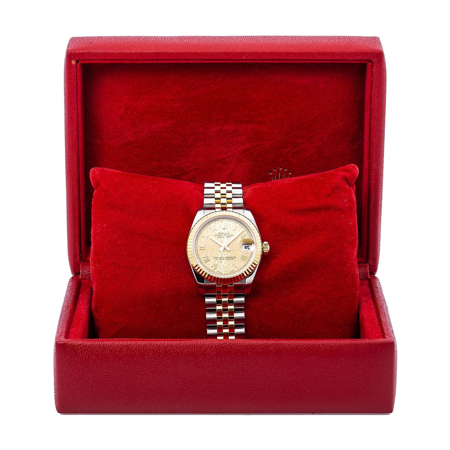 Rolex Lady-Datejust 178273 31MM Champagne Dial With Two Tone Jubilee Bracelet