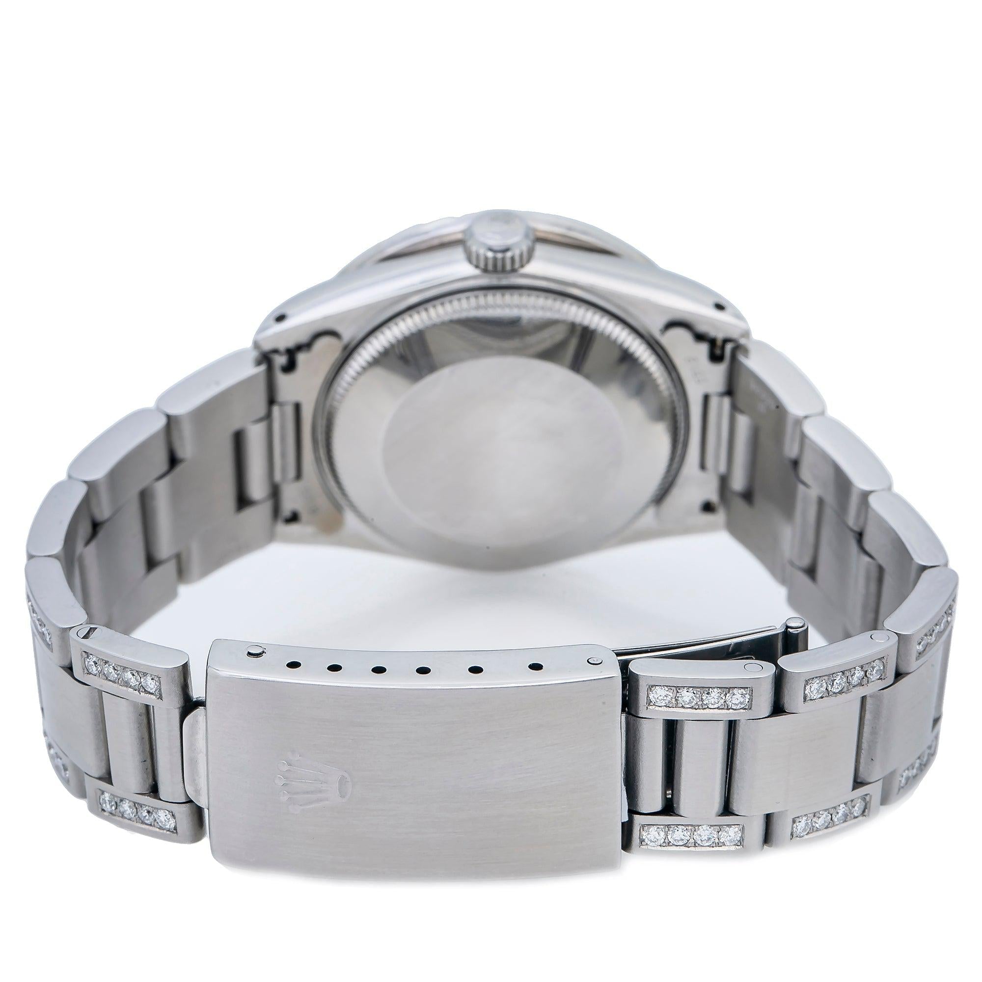 Rolex Lady-Datejust 68240 31MM White Diamond Dial With 4.75 CT Diamonds