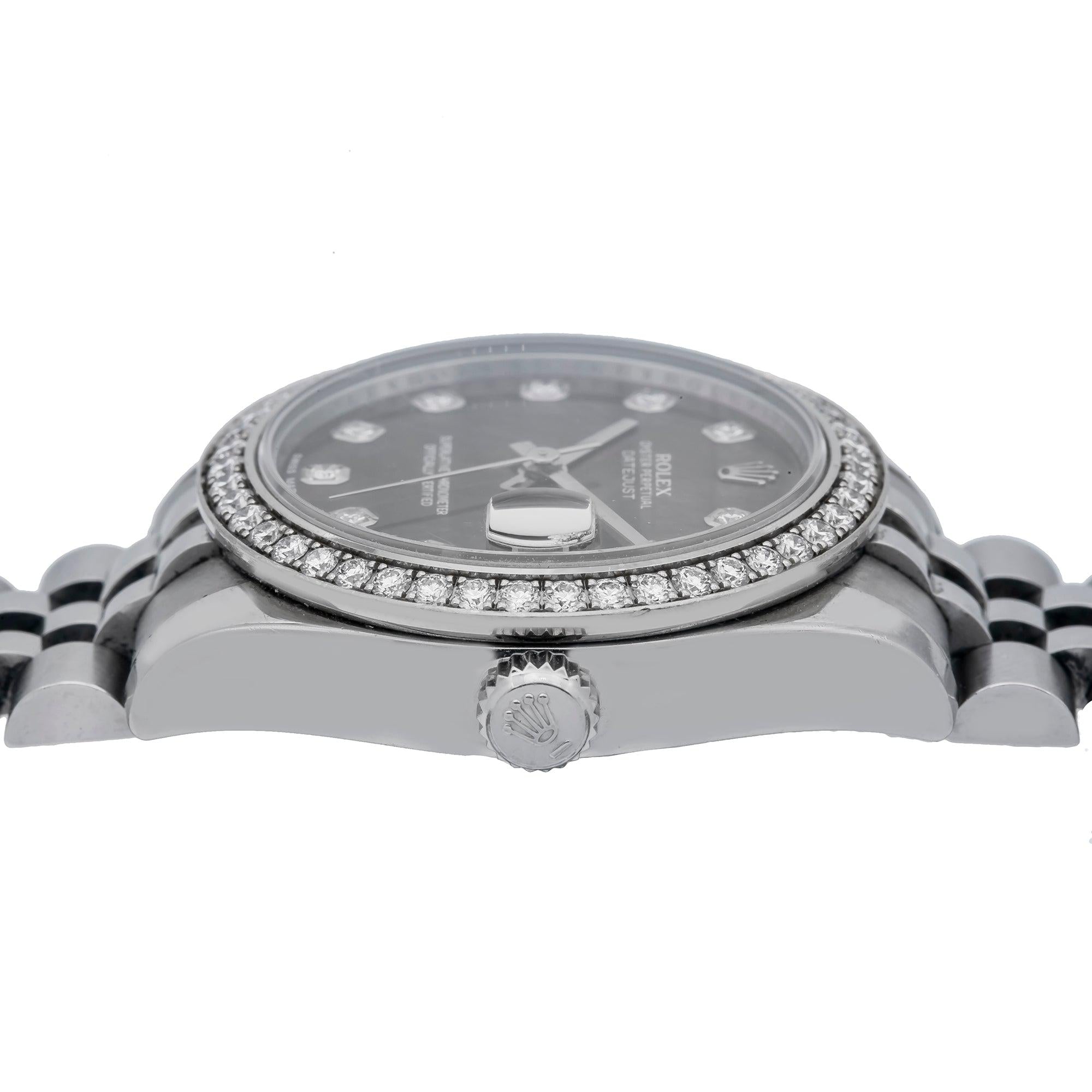 Rolex Lady-Datejust 178384 31MM Brown Diamond Dial With Stainless Steel Jubilee Bracelet