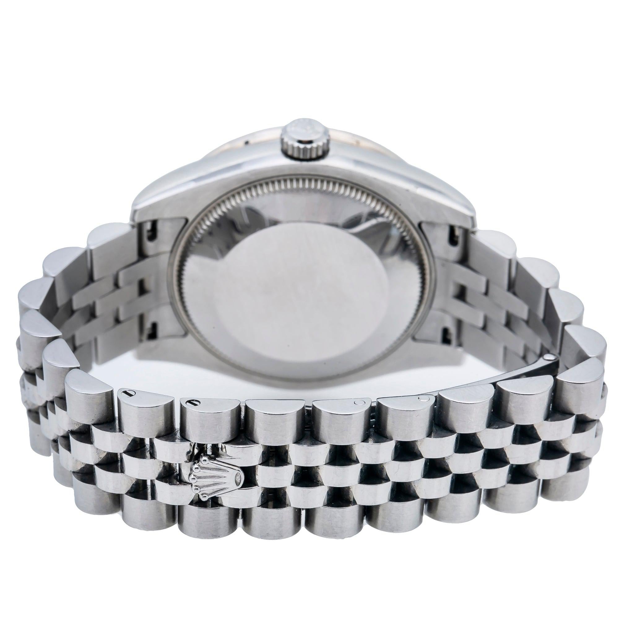 Rolex Lady-Datejust 178384 31MM Brown Diamond Dial With Stainless Steel Jubilee Bracelet