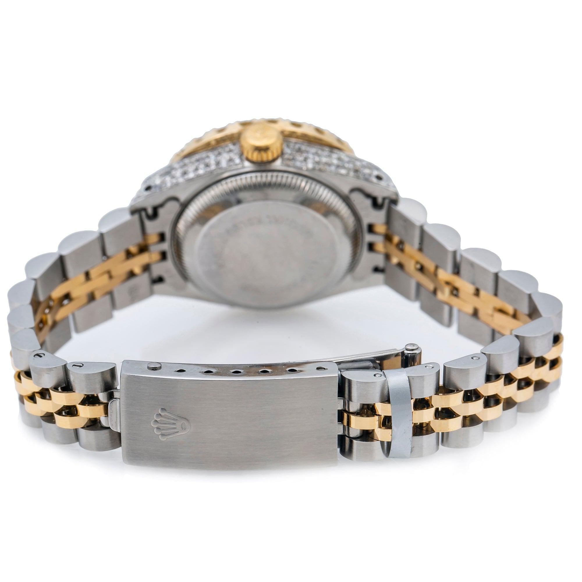 Rolex Lady-Datejust 69173 26MM White Diamond Dial With 2.75 CT Diamonds