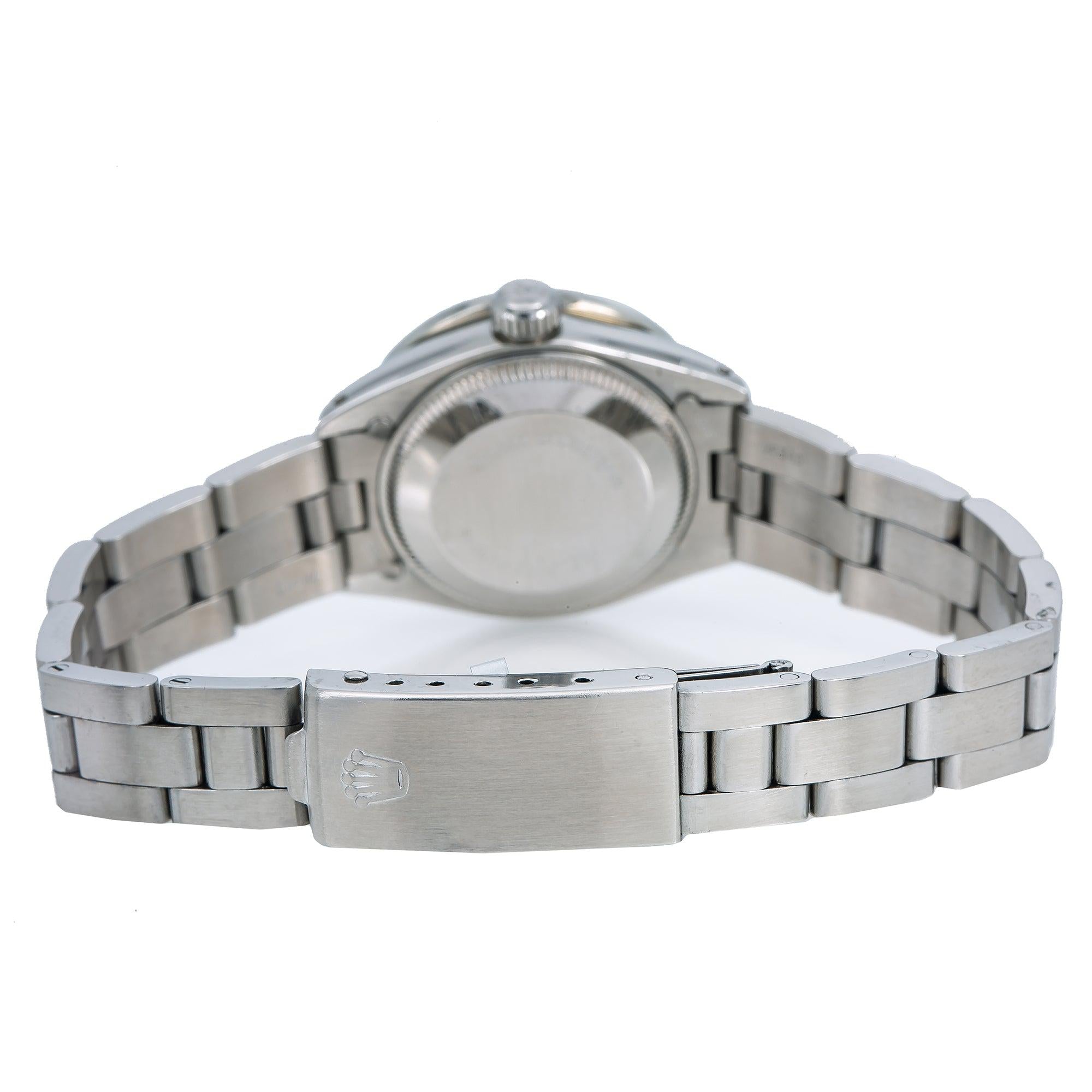 Rolex Datejust Diamond Watch 6916 26mm Blue Diamond Dial With 0.90 CT Diamonds