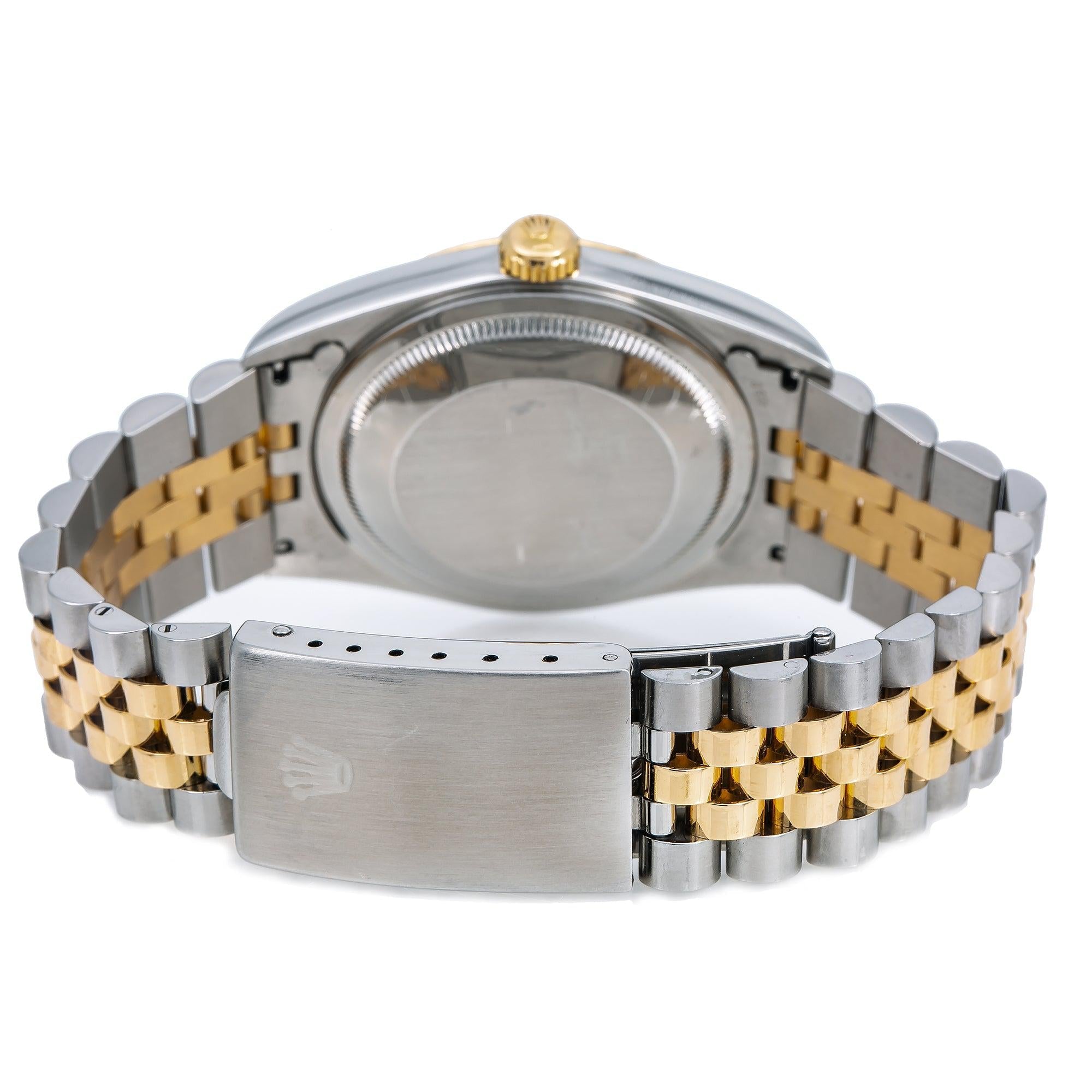 Rolex Datejust 16013 36MM Champagne Dial With Two Tone Jubilee Bracelet