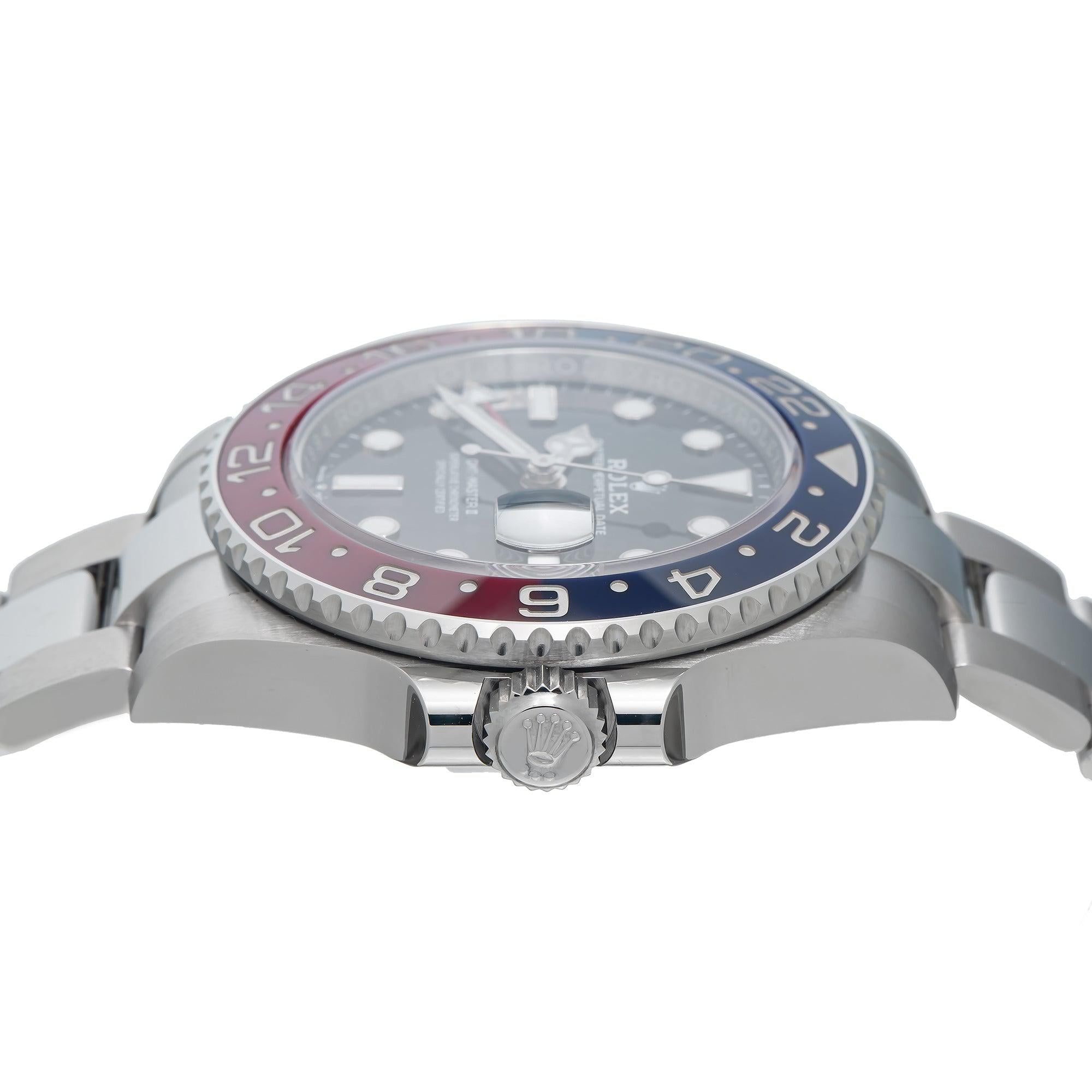 Rolex GMT-Master II 126710BLRO 40MM Black Dial With Blue And Red Pepsi Bezel