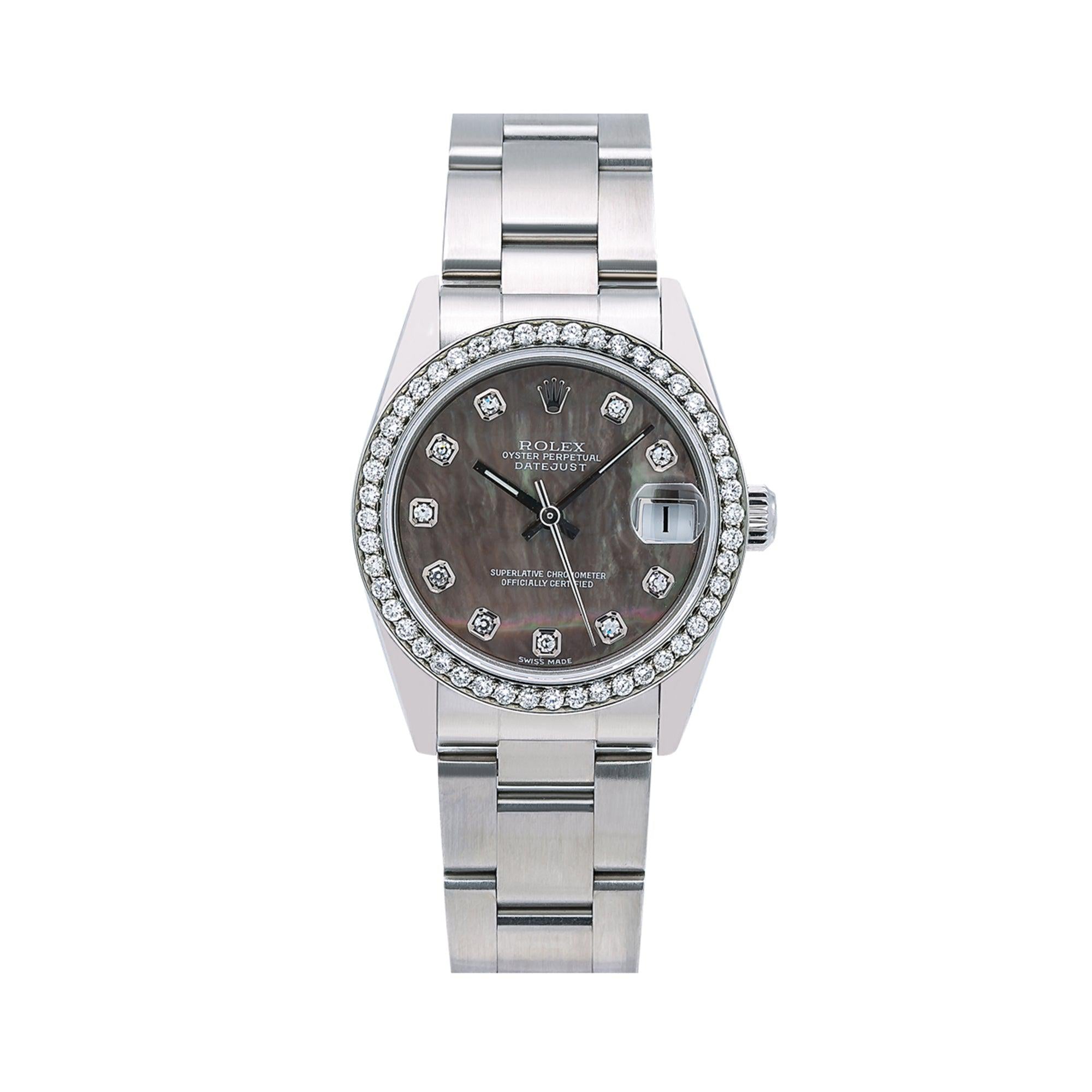 Rolex Lady-Datejust Diamond Watch, 78240 31mm, Mother of Pearl Diamond Dial With 1.05 CT Diamonds