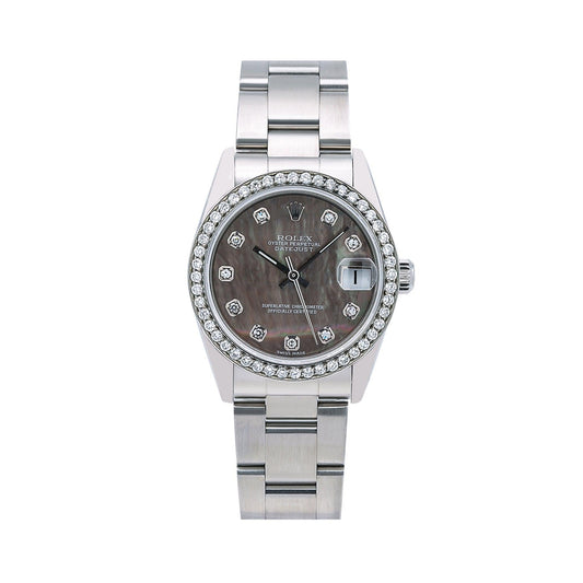 Rolex Lady-Datejust Diamond Watch, 78240 31mm, Mother of Pearl Diamond Dial With 1.05 CT Diamonds