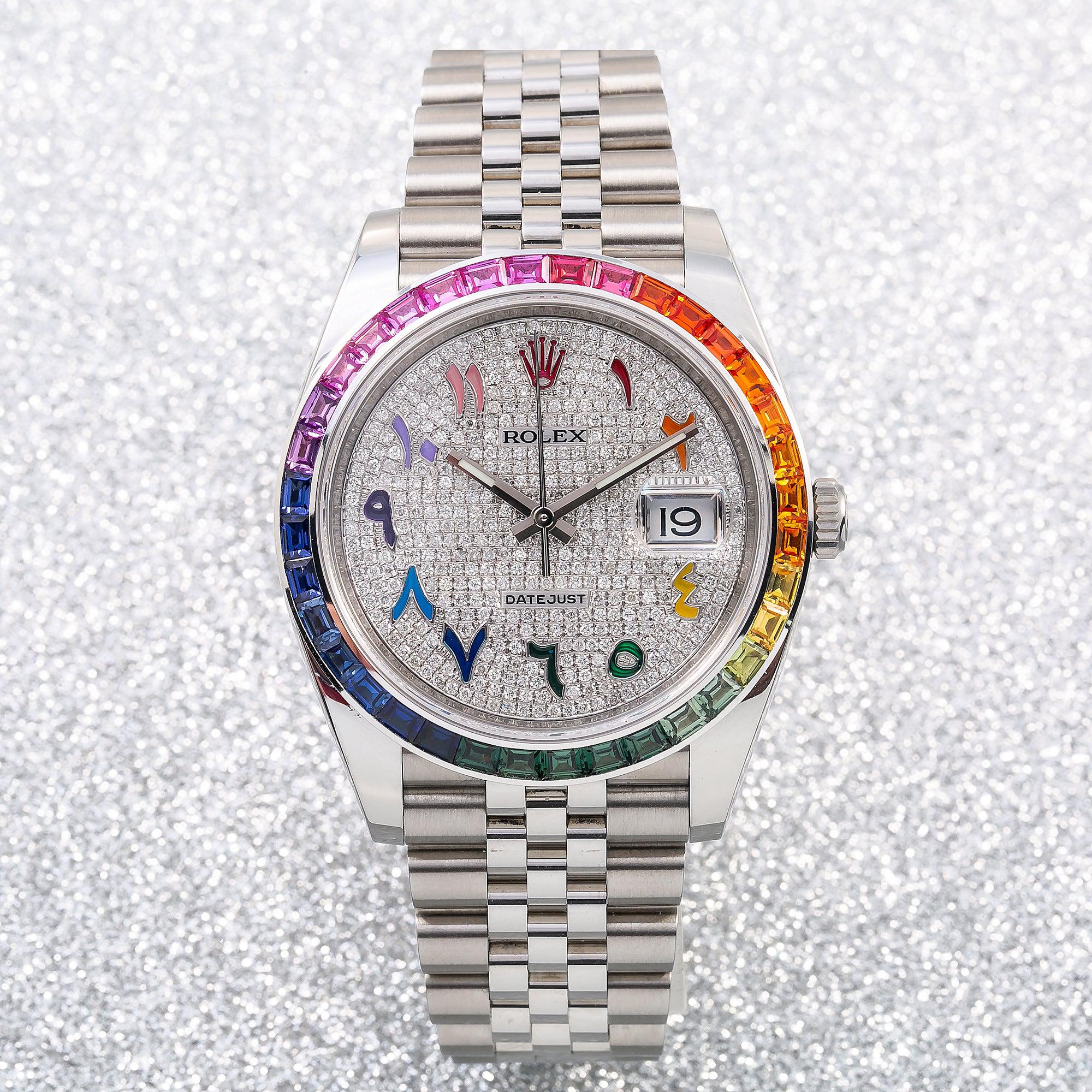 Rolex Datejust II 126300 41MM Silver Diamond Dial With Stainless Steel Jubilee Bracelet