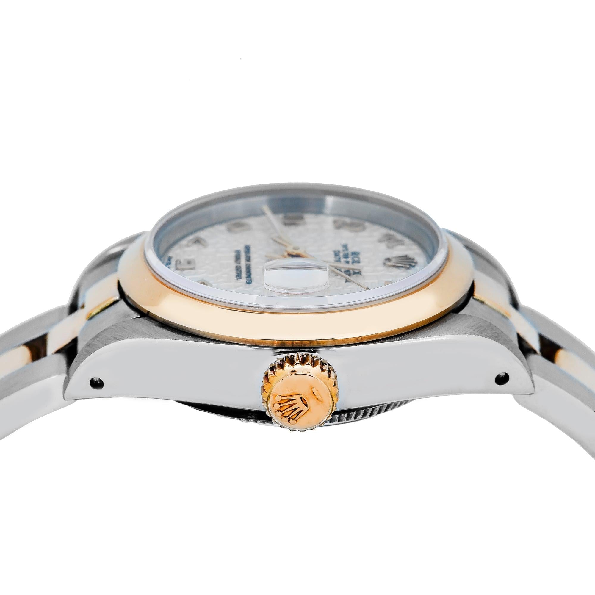 Rolex Oyster Perpetual Datejust 26MM White Dial With Two Tone Oyster Bracelet