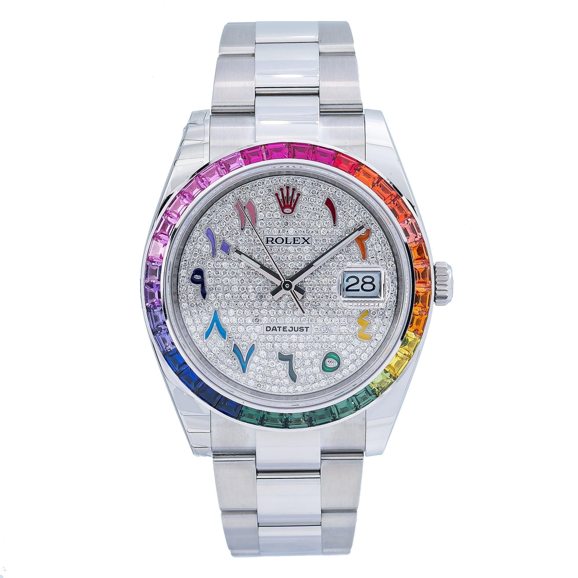 Rolex Datejust 41 126300 41MM Silver Diamond Dial With Stainless Steel Oyster Bracelet