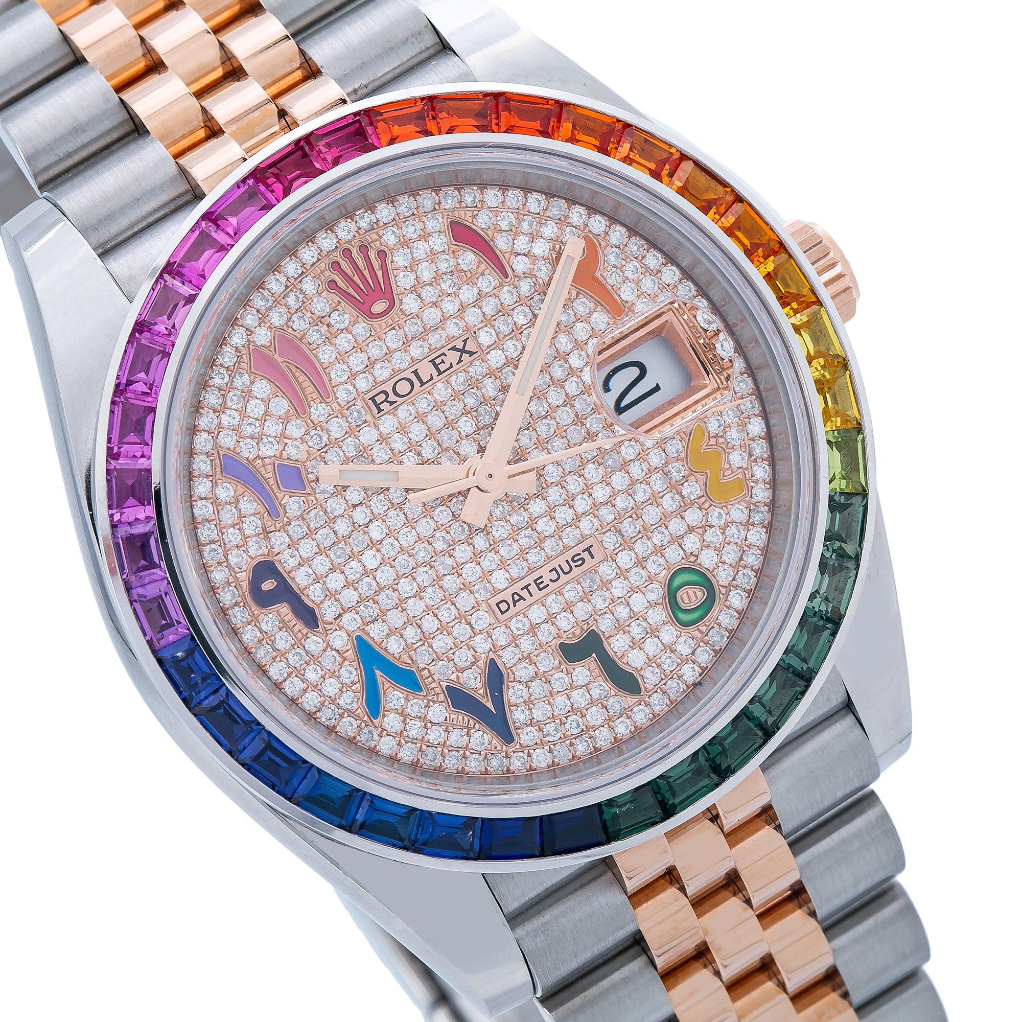 Rolex Datejust 126331 41MM Champagne Diamond Dial With Two Tone Bracelet