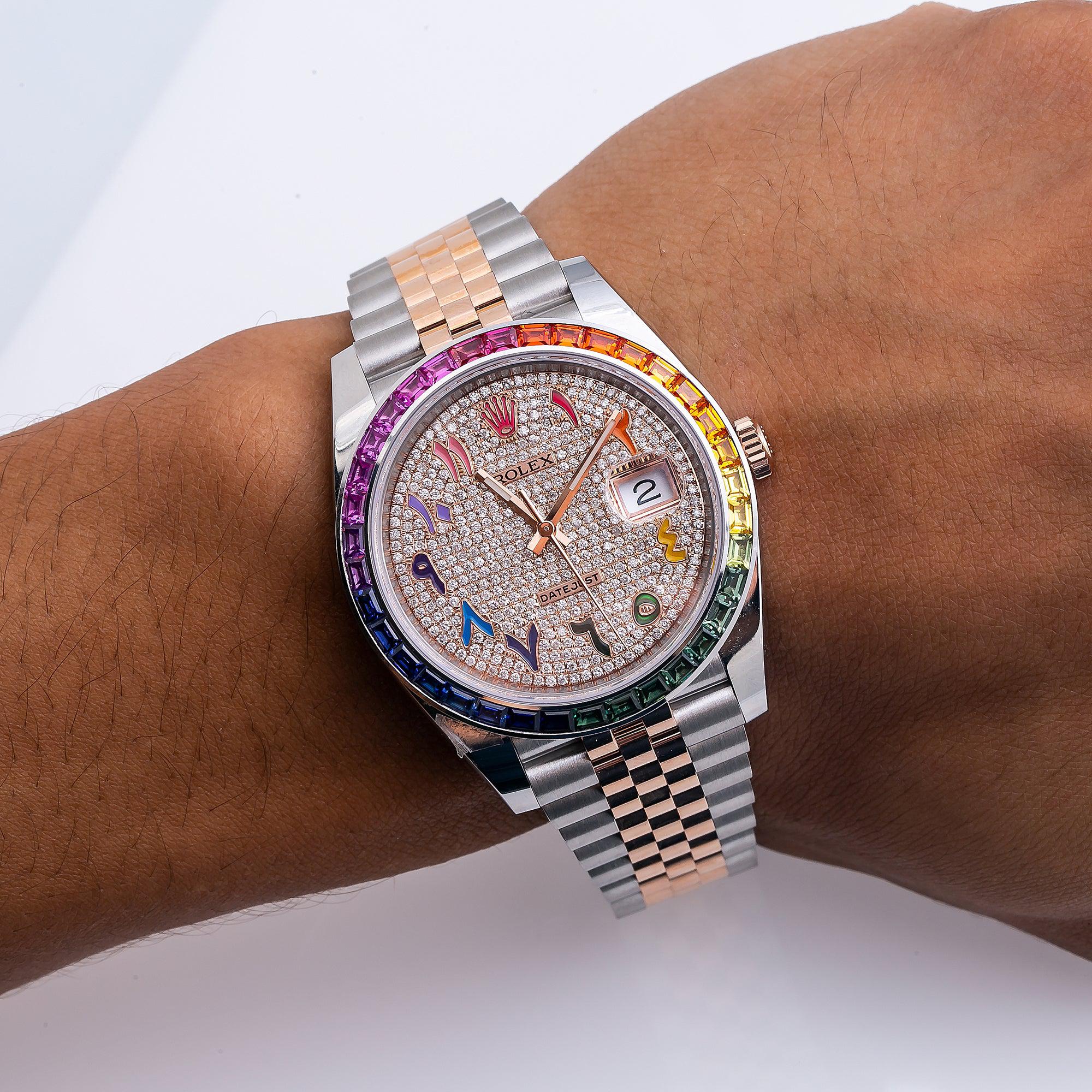 Rolex Datejust 126331 41MM Champagne Diamond Dial With Two Tone Bracelet