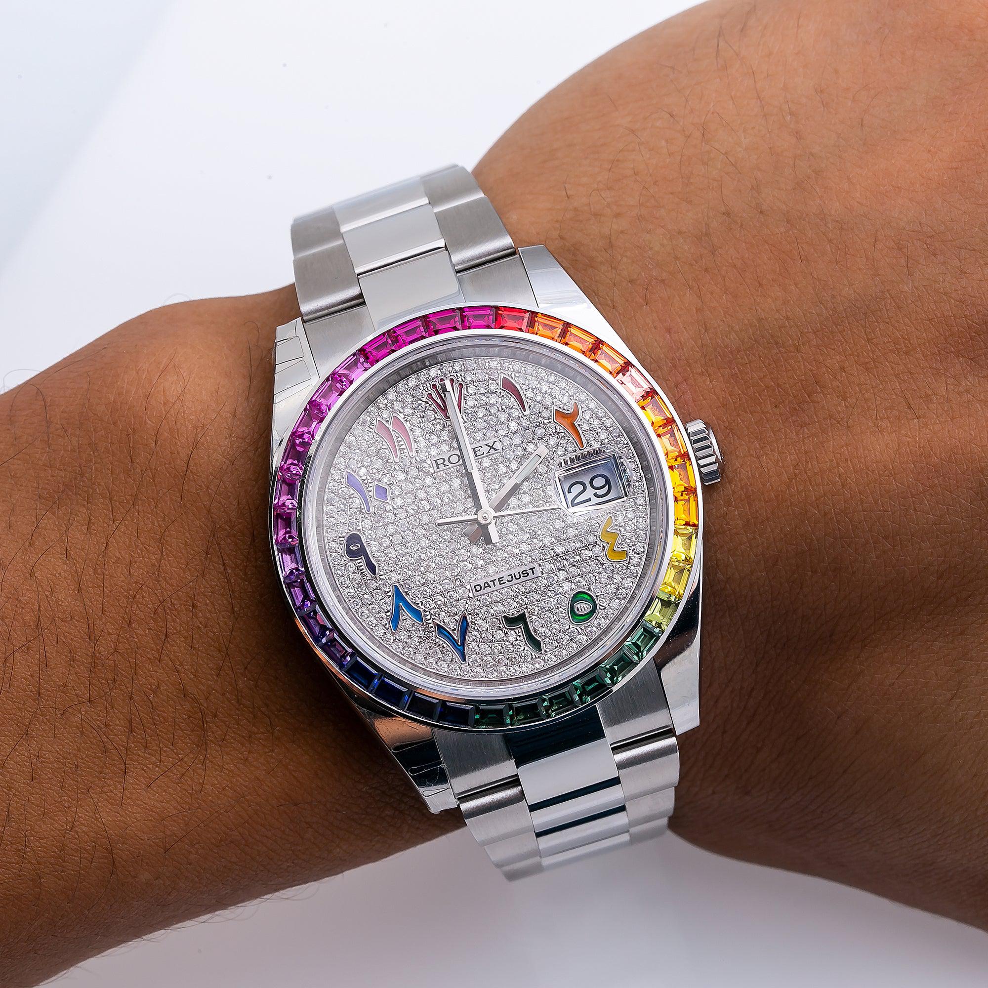 Rolex Datejust 41 126300 41MM Silver Diamond Dial With Stainless Steel Oyster Bracelet